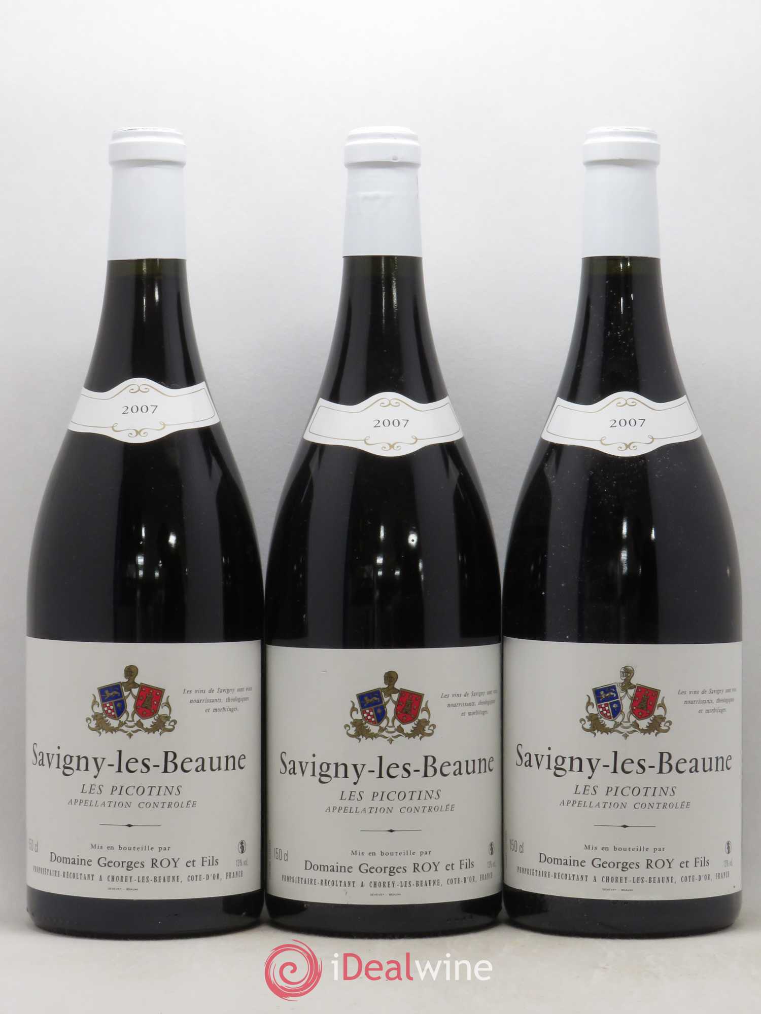 Savigny-lès-Beaune Les Picotins Georges Roy et Fils (Domaine) 2007 - Lot de 6 magnums - 2