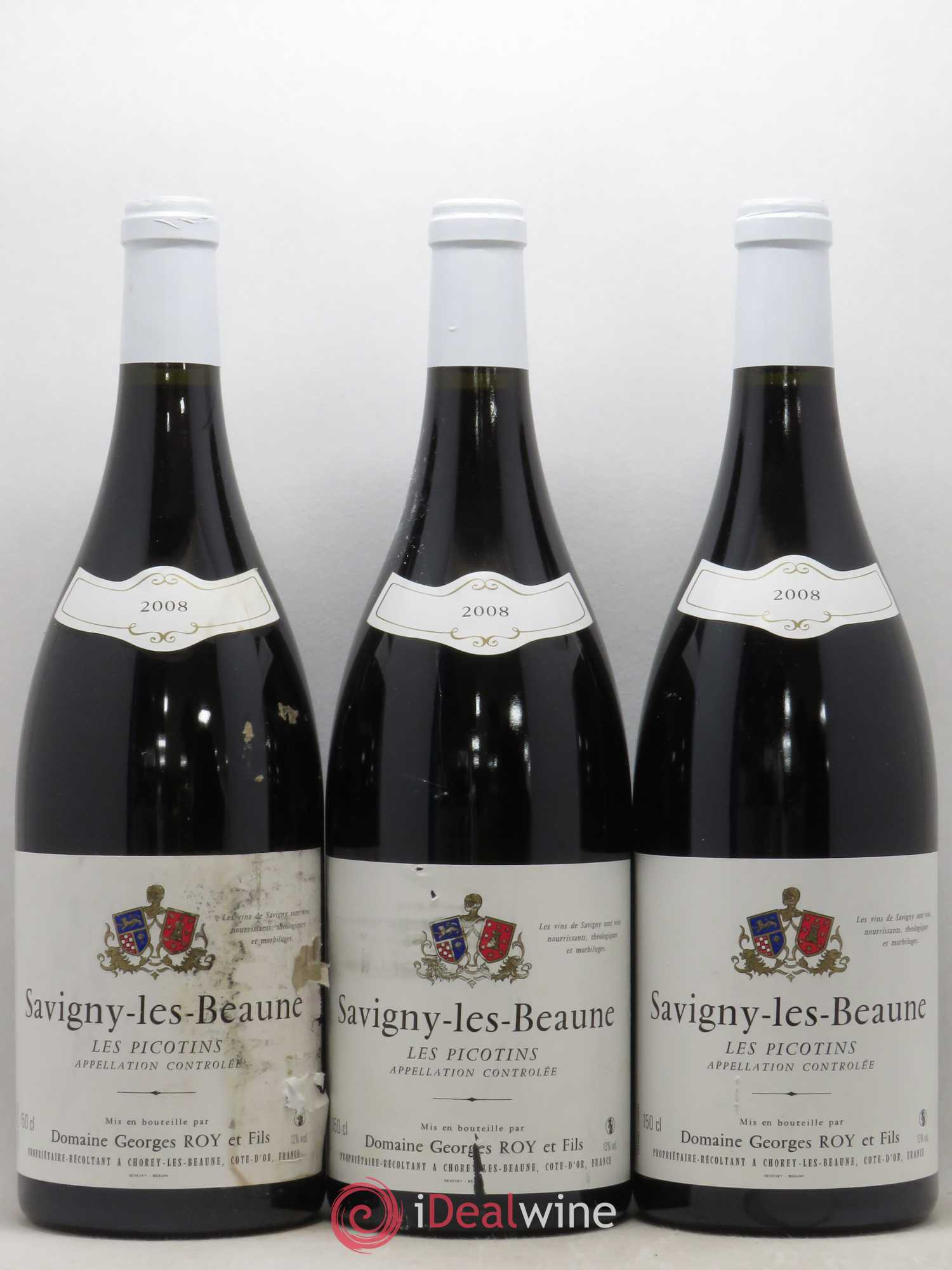 Savigny-lès-Beaune Les Picotins Georges Roy et Fils (Domaine) 2008 - Lot de 6 magnums - 2