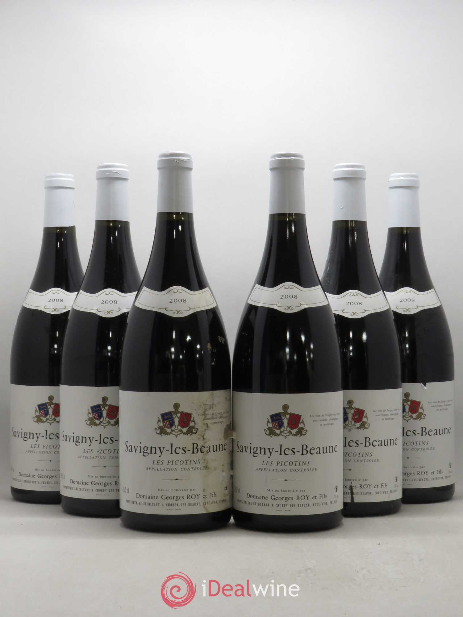 Savigny-lès-Beaune Les Picotins Georges Roy et Fils (Domaine) 2008 - Lot de 6 magnums - 0