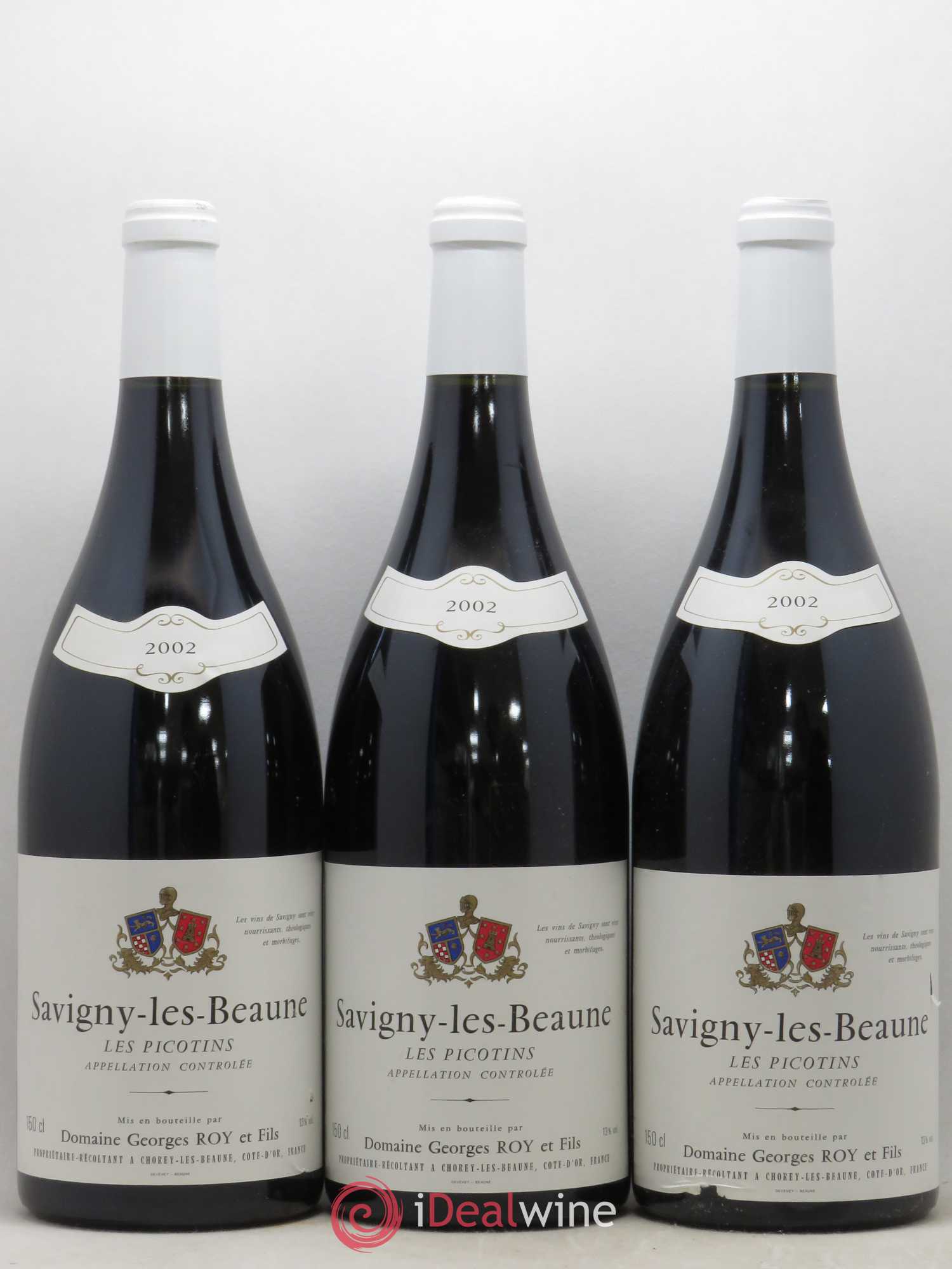 Savigny-lès-Beaune Les Picotins Georges Roy et Fils (Domaine) 2002 - Lot de 6 magnums - 1