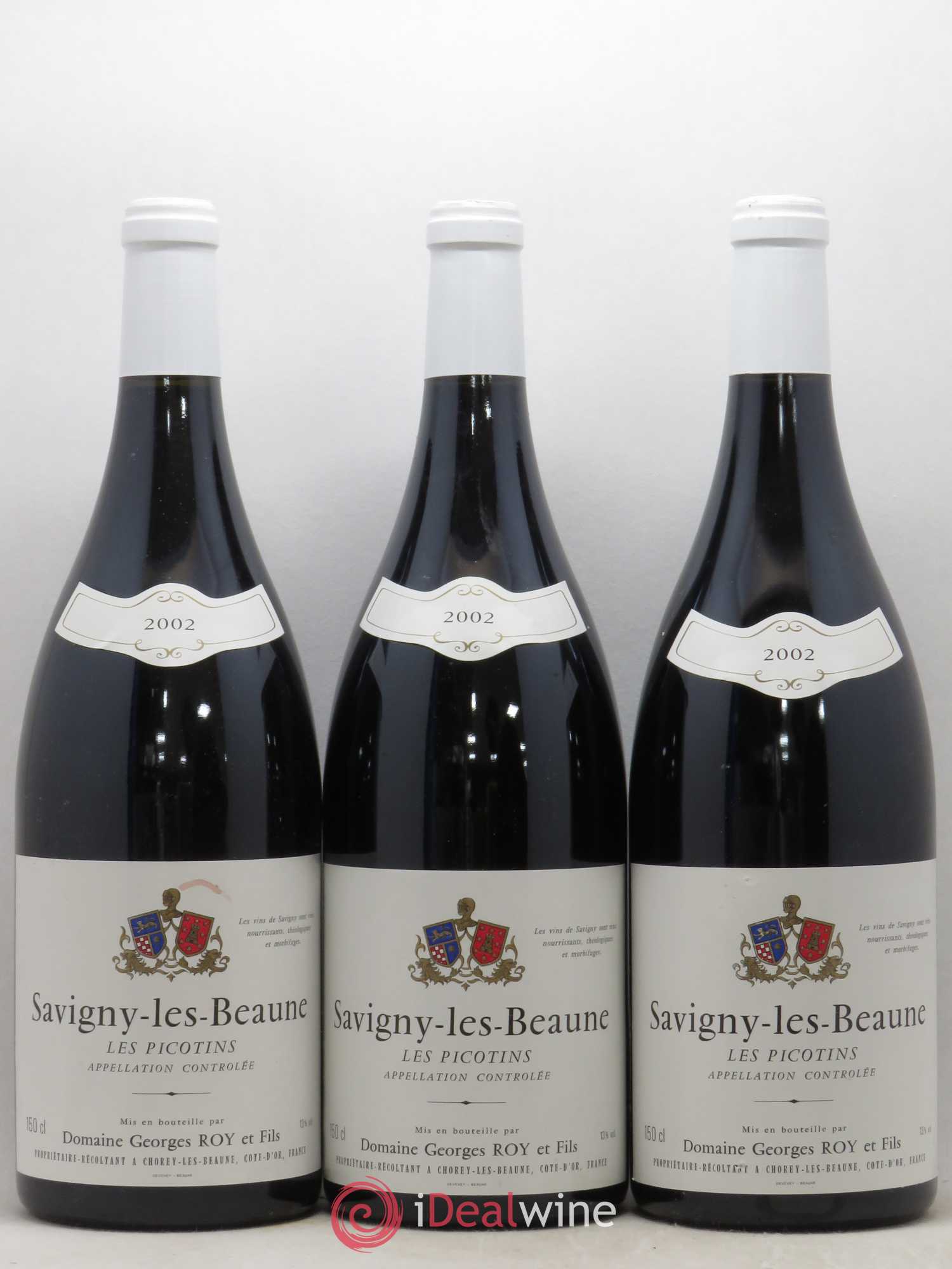 Savigny-lès-Beaune Les Picotins Georges Roy et Fils (Domaine) 2002 - Lot de 6 magnums - 2