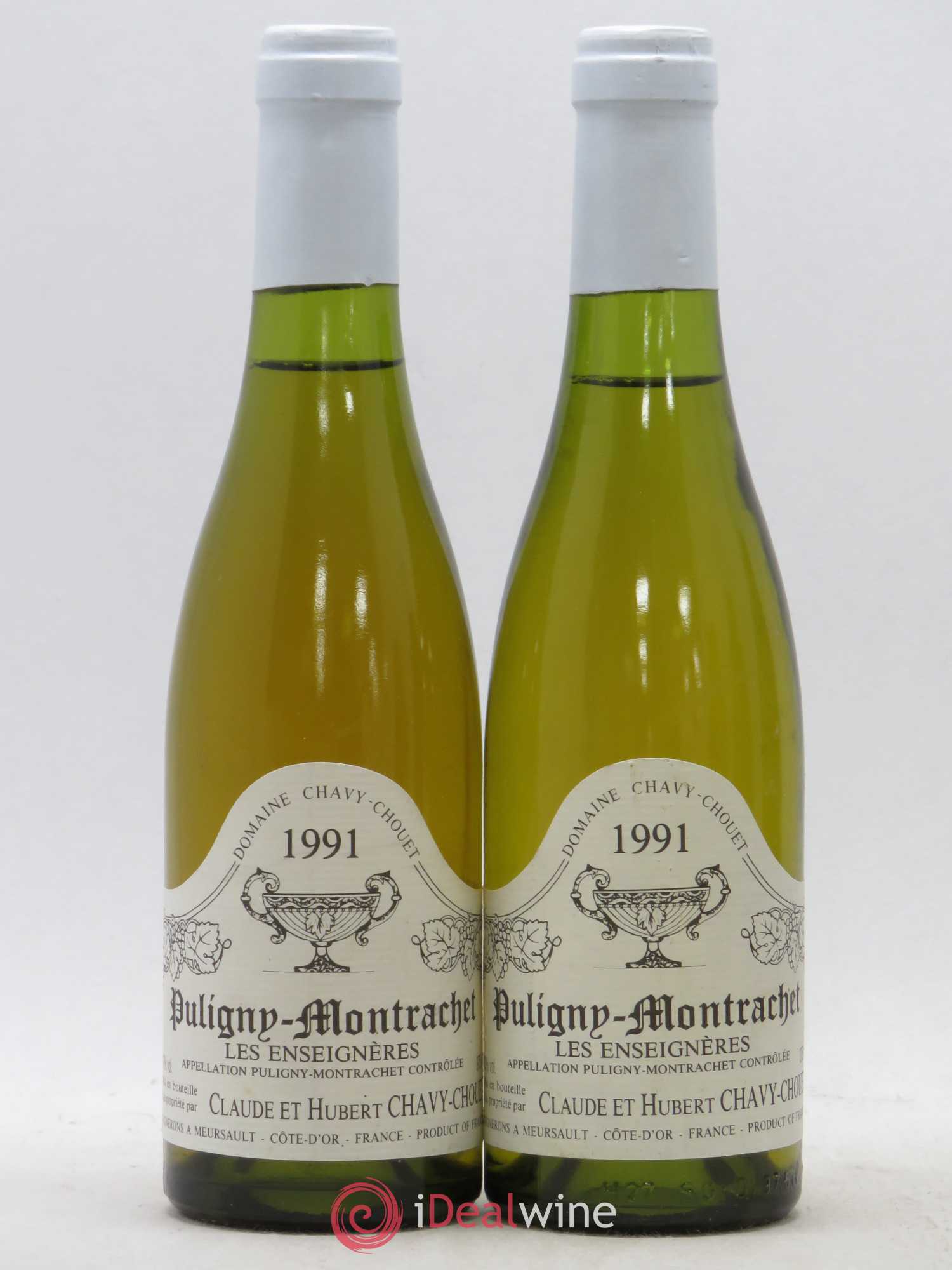 Puligny-Montrachet Les Enseignères Chavy-Chouet 1991 - Lot de 5 demi bouteilles - 2