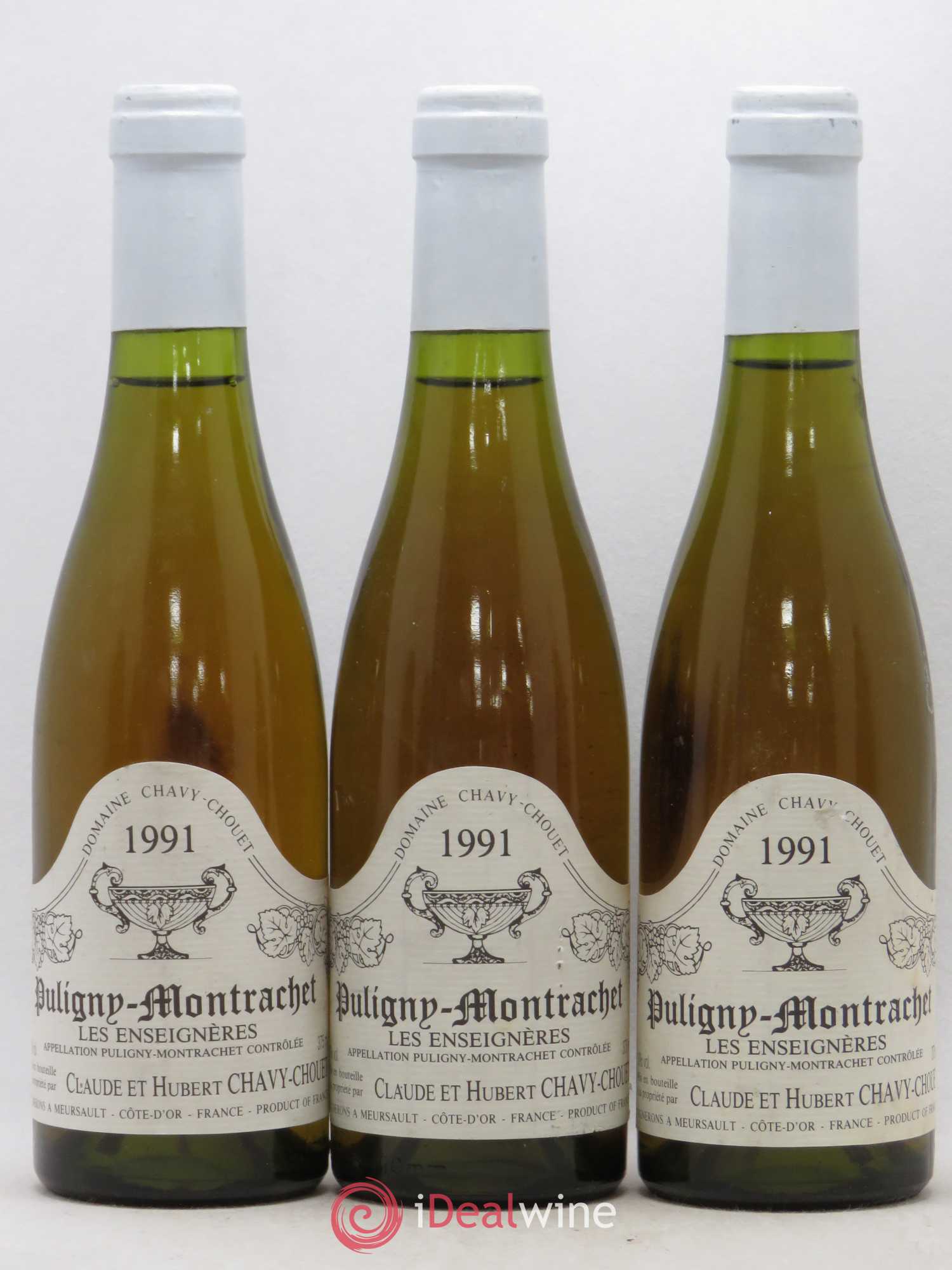 Puligny-Montrachet Les Enseignères Chavy-Chouet 1991 - Lot de 6 demi bouteilles - 2