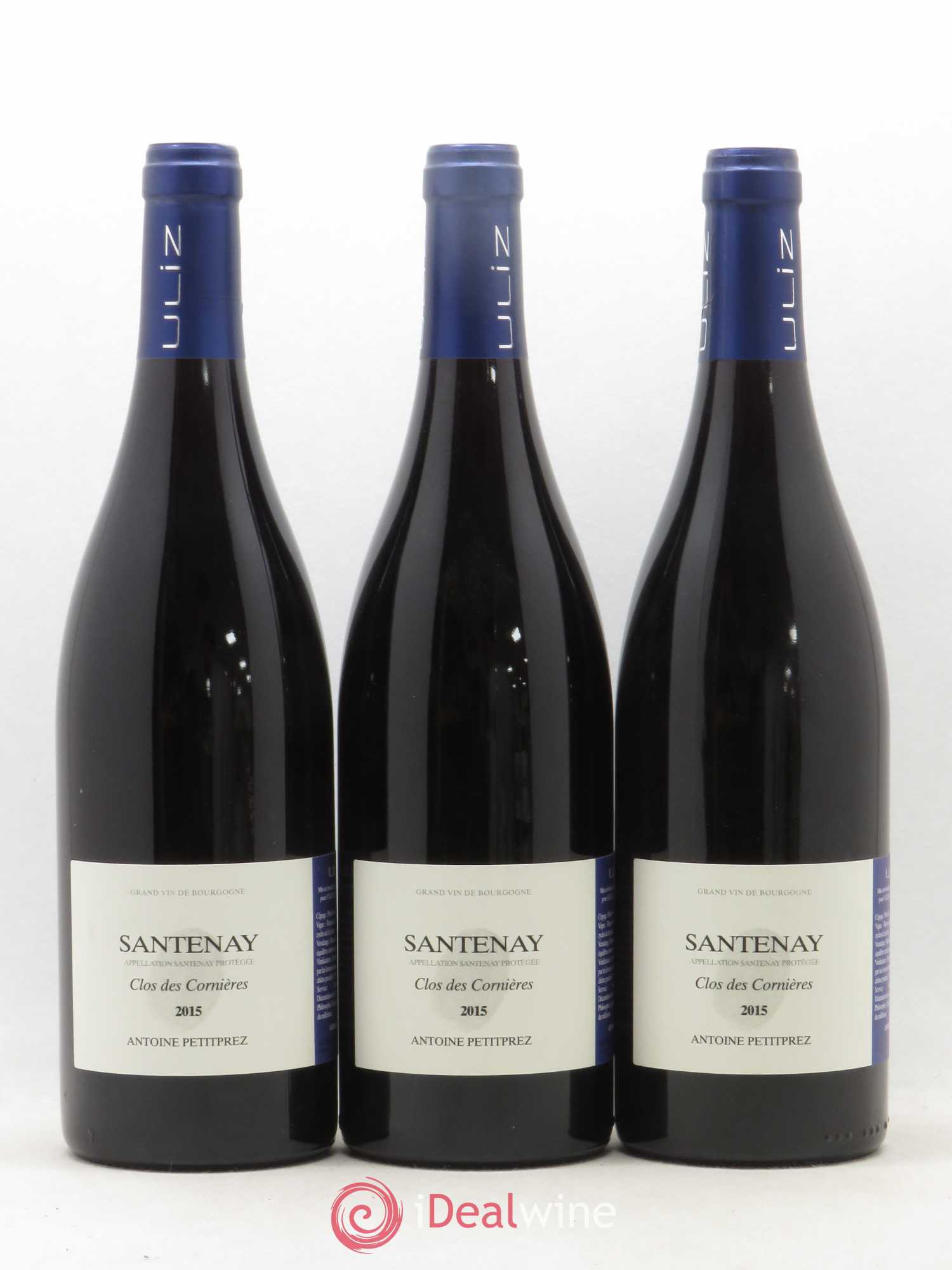 Santenay Clos des Cornières Antoine Petitprez Maison Uliz 2015 - Posten von 3 Flaschen - 0