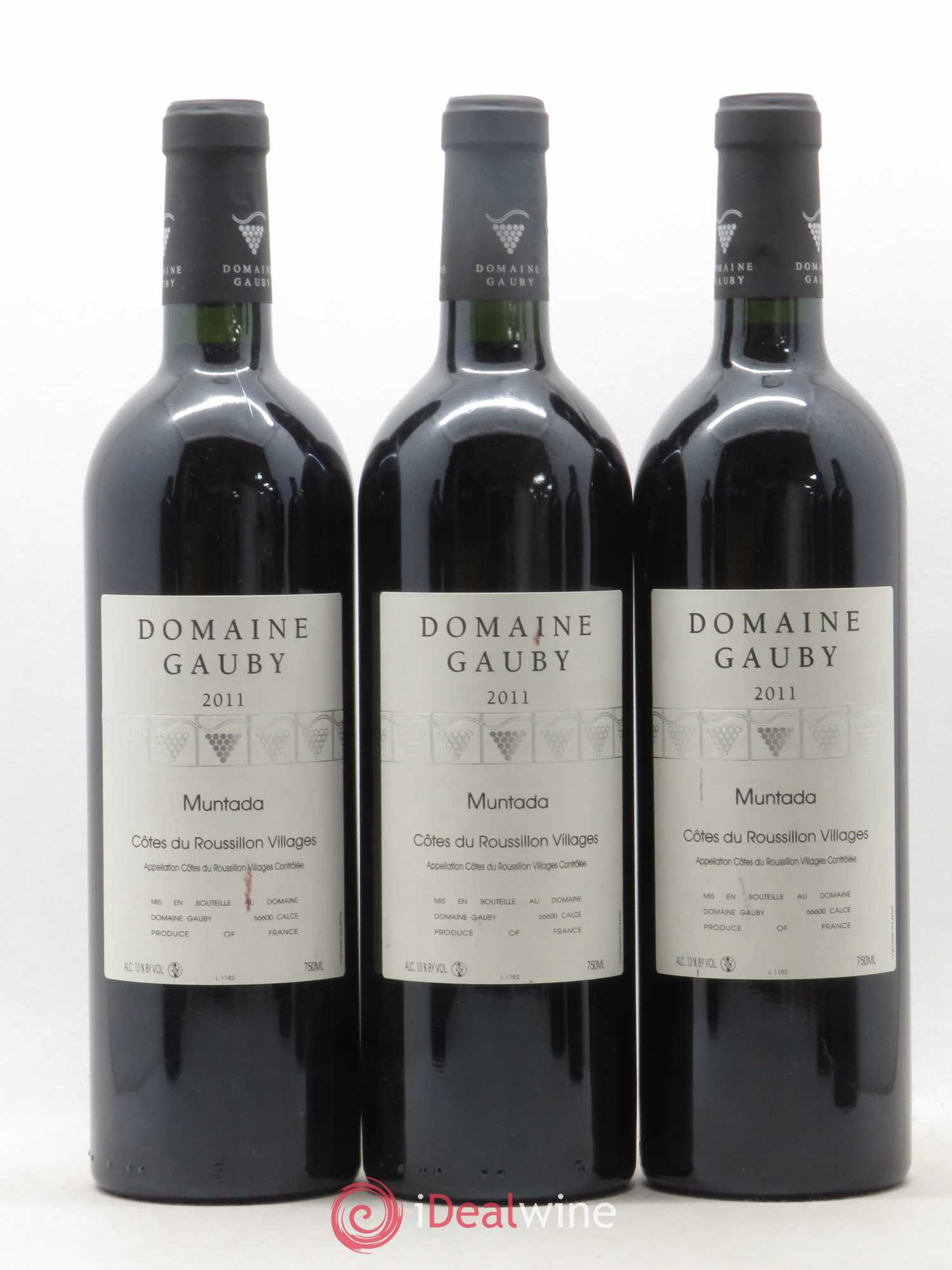 Côtes Catalanes (anciennement Côtes du Roussillon Villages) La Muntada Gauby (Domaine) 2011 - Lot de 3 bouteilles - 0