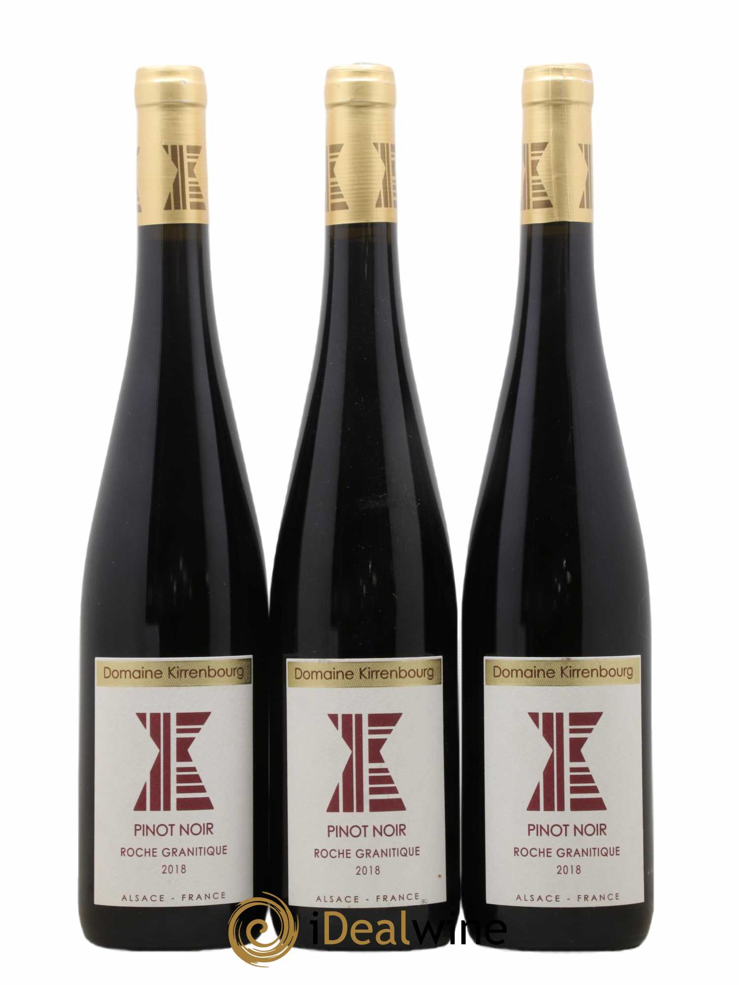 Pinot Noir Roche Granitique Domaine Kirrenbourg 2018 - Lot de 3 bouteilles - 0