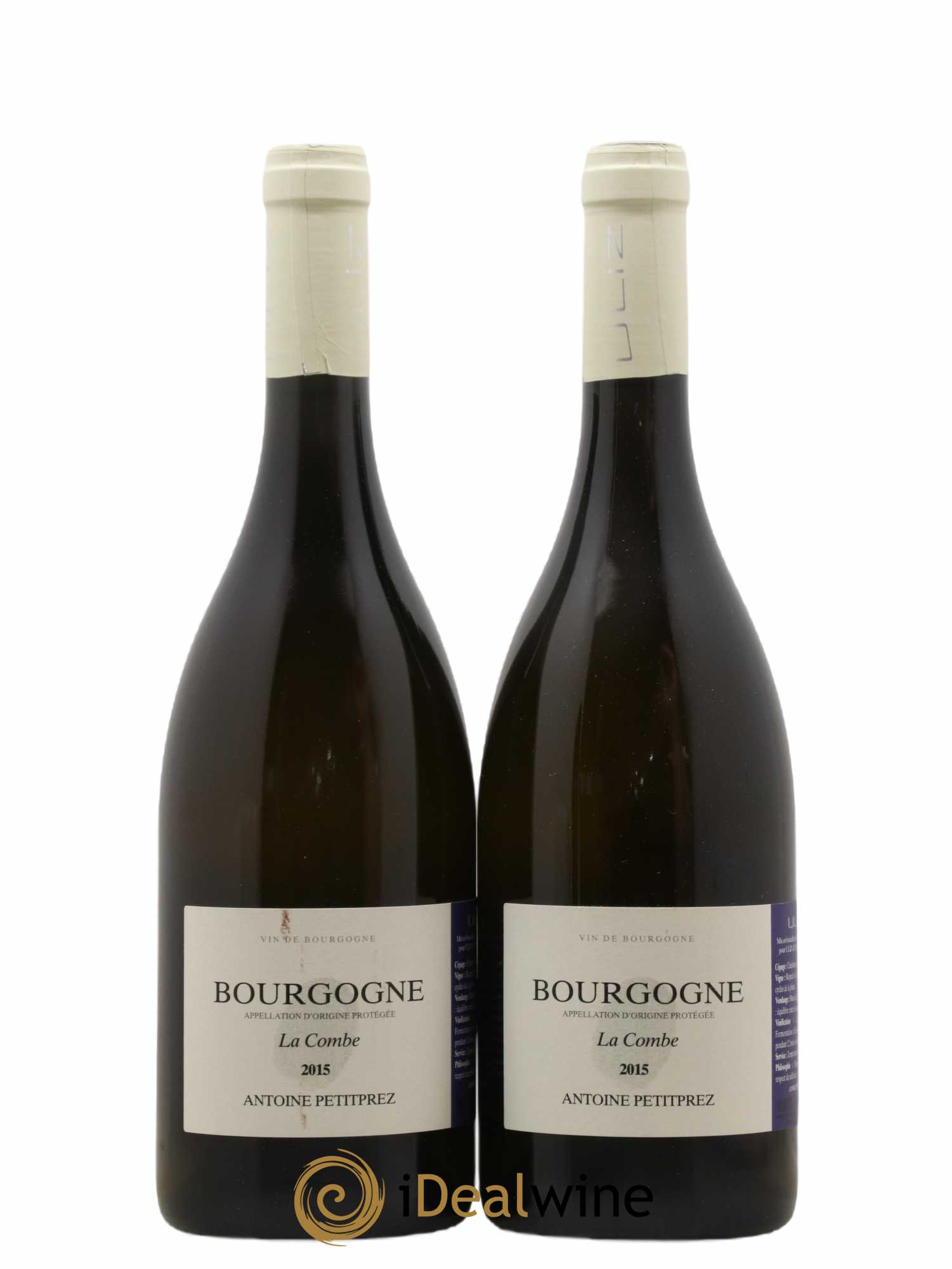 Bourgogne La Combe Antoine Petitprez 2015 - Lot de 2 bouteilles - 0