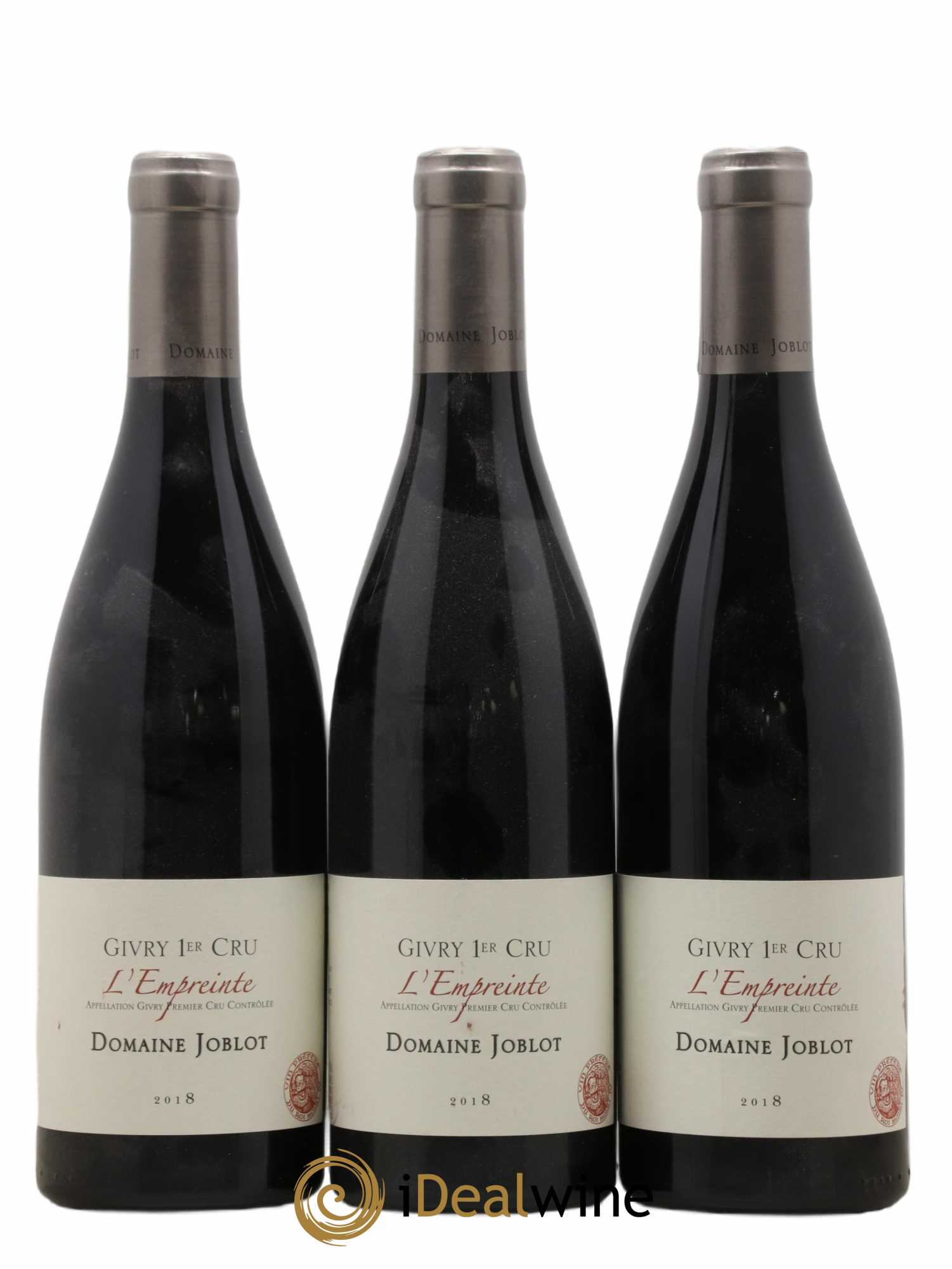 Givry 1er Cru L'Empreinte Joblot (Domaine) 2018 - Lot de 3 bouteilles - 0