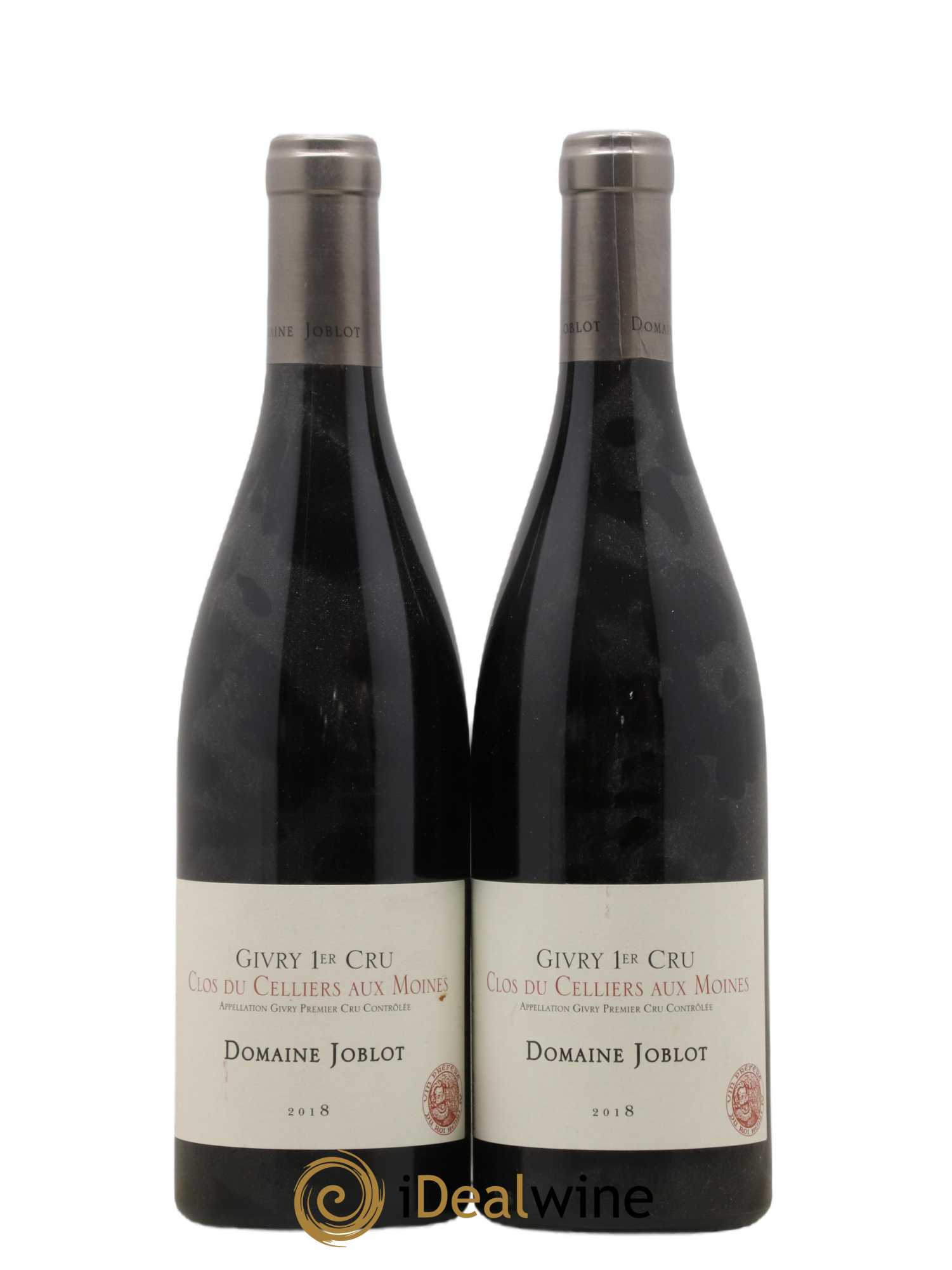 Givry 1er Cru Clos du Cellier aux Moines Joblot (Domaine) 2018 - Lot de 2 bouteilles - 0