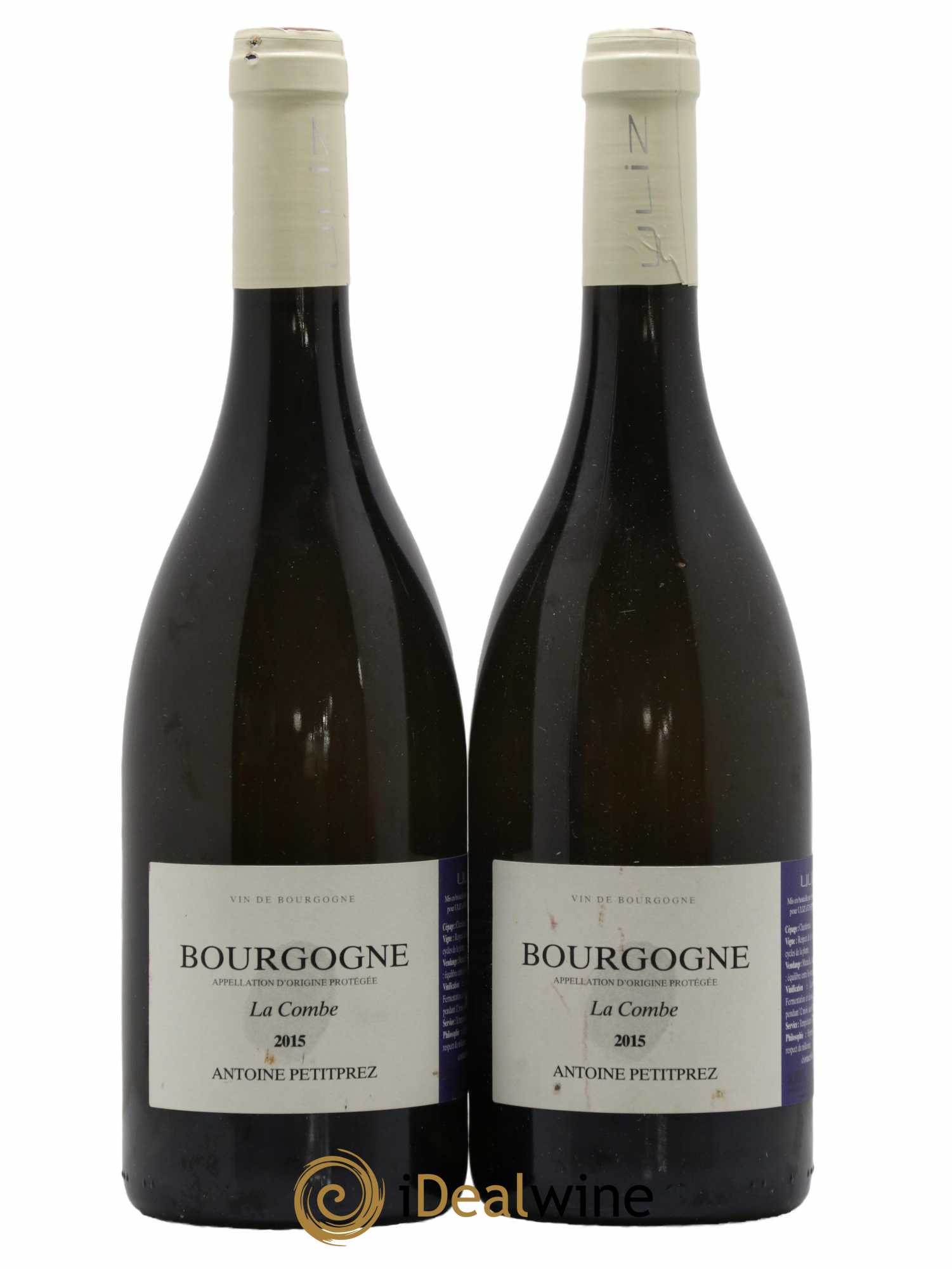 Bourgogne La Combe Antoine Petitprez 2015 - Lot de 2 bouteilles - 0