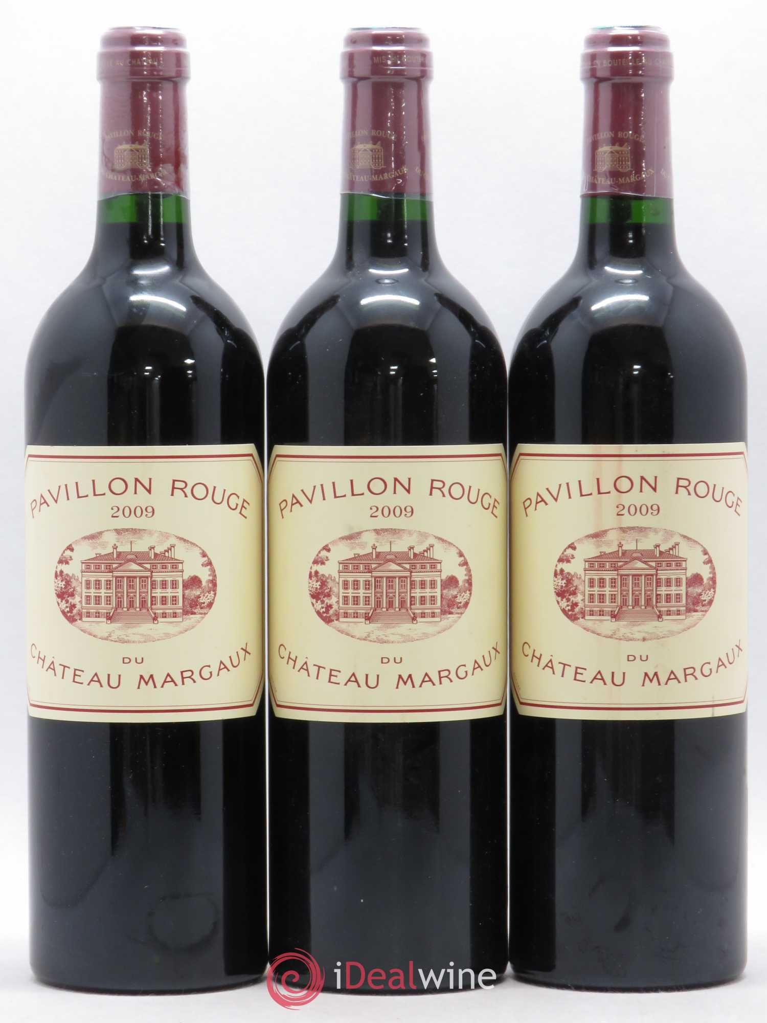 Pavillon Rouge du Château Margaux Second Vin 2009 - Lot de 3 bouteilles - 0