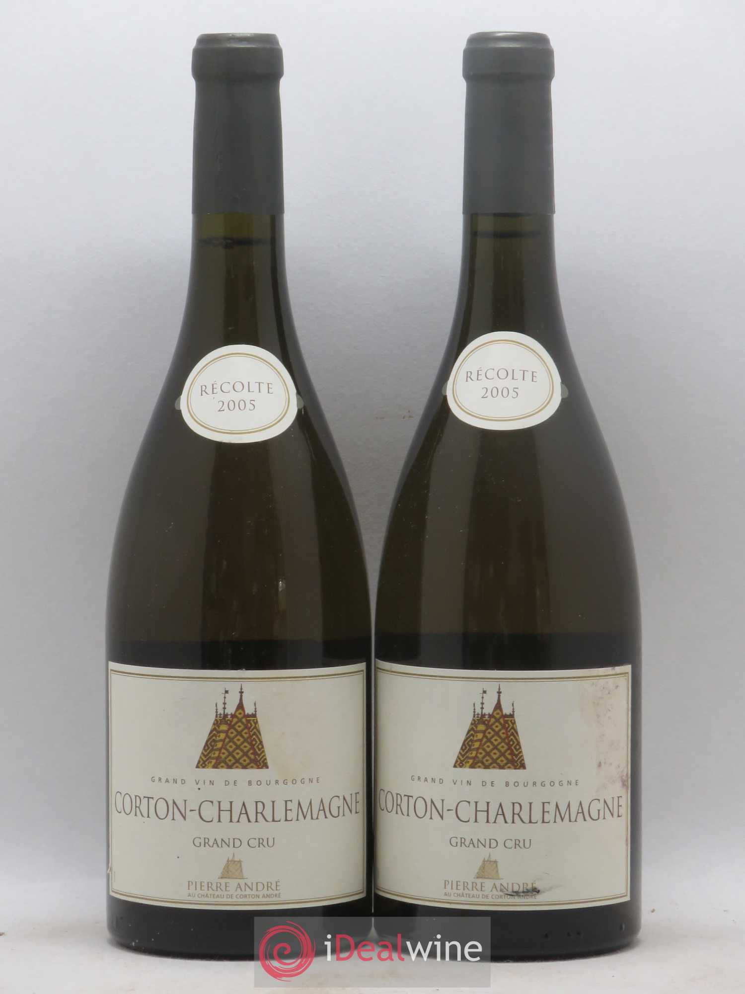 Corton-Charlemagne Grand Cru Pierre Andre 2005 - Lot de 2 bouteilles - 0