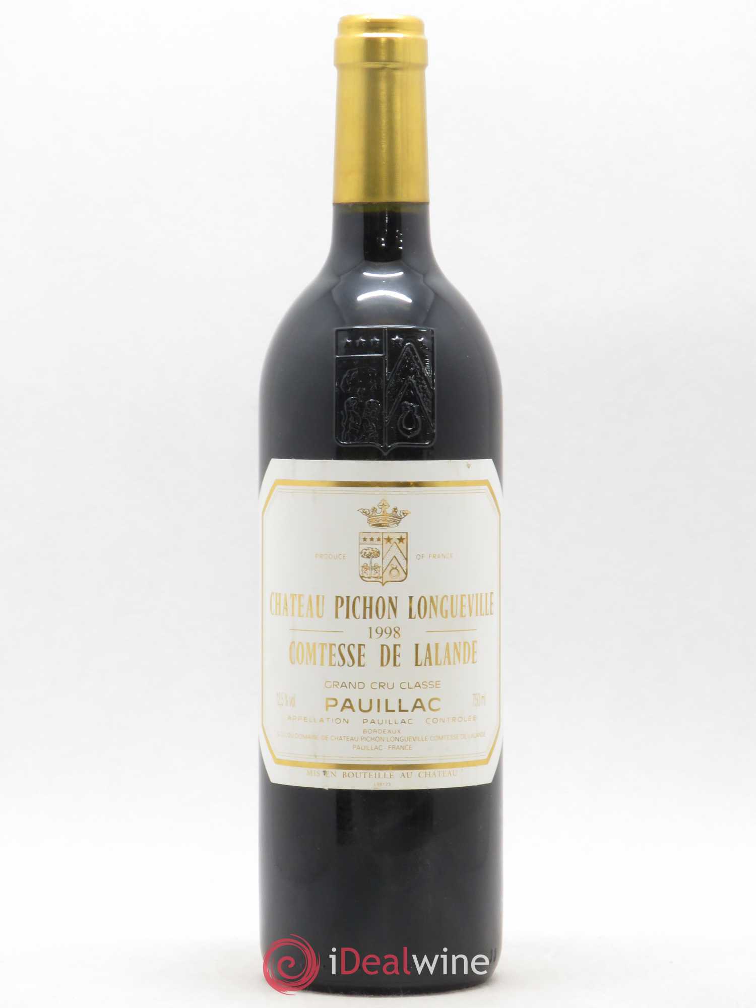 Château Pichon Longueville Comtesse de Lalande 2ème Grand Cru Classé 1998 - Lot de 1 bouteille - 0