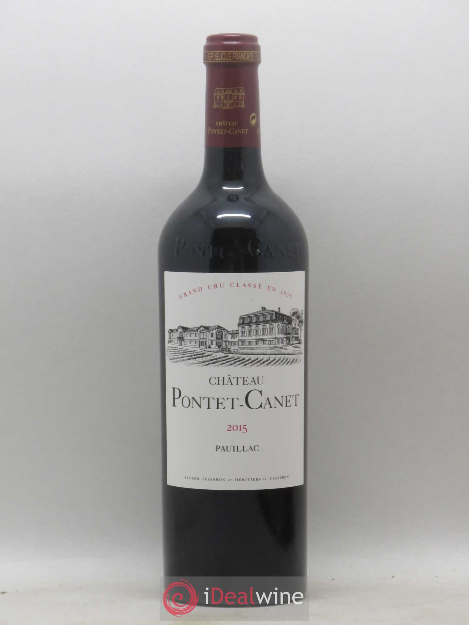 Château Pontet Canet 5ème Grand Cru Classé 2015 - Lot de 1 bouteille - 0