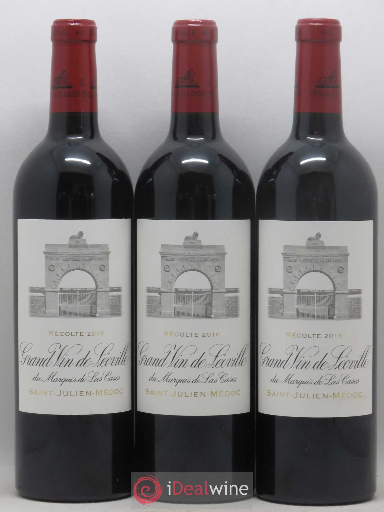 Château Léoville Las Cases 2ème Grand Cru Classé 2016 - Lot de 6 bouteilles - 1