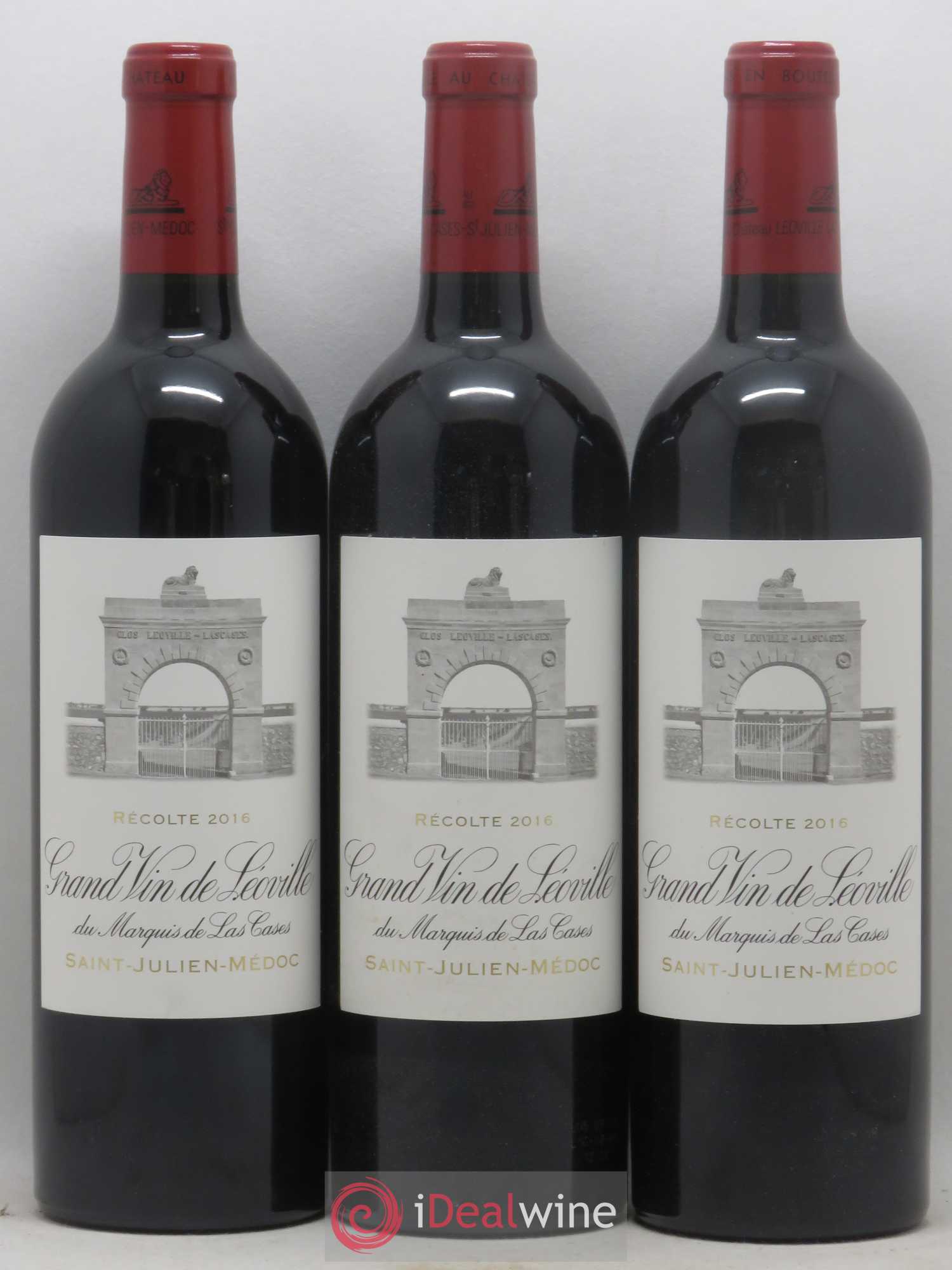 Château Léoville Las Cases 2ème Grand Cru Classé 2016 - Lot de 6 bouteilles - 3