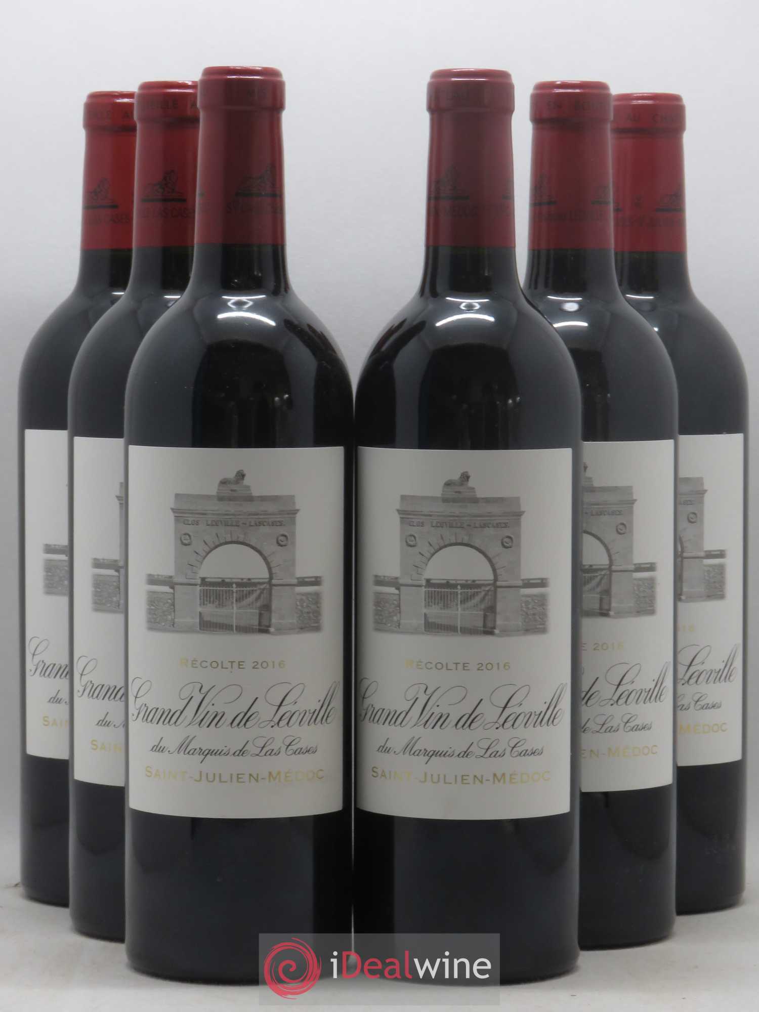 Château Léoville Las Cases 2ème Grand Cru Classé 2016 - Lot de 6 bouteilles - 0