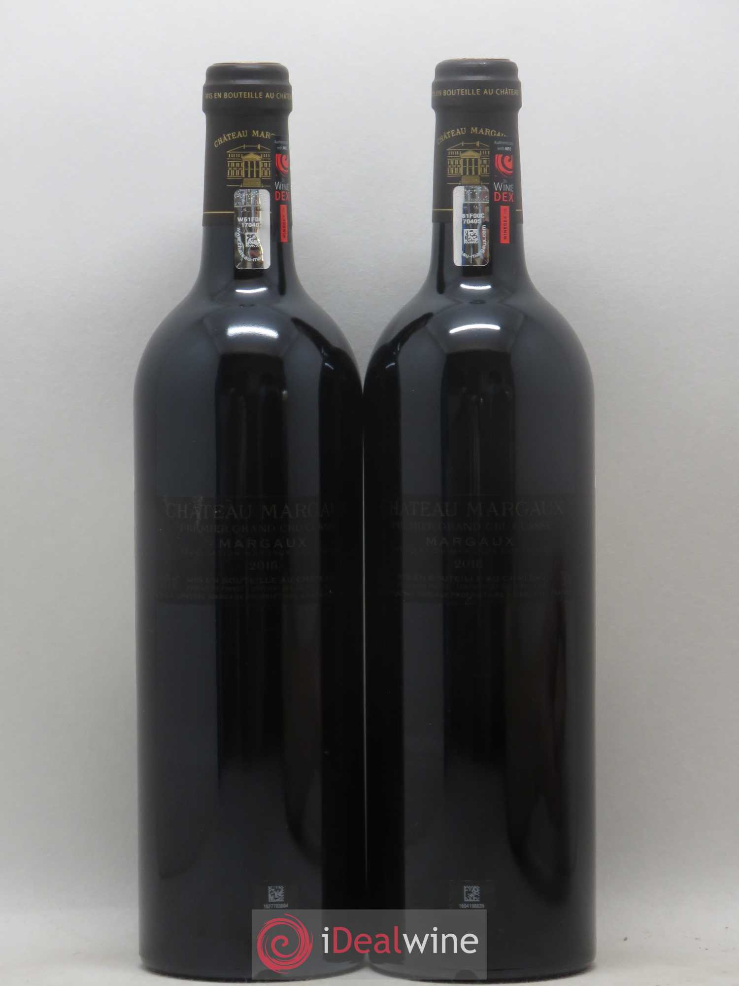 Château Margaux 1er Grand Cru Classé 2016 - Lot de 2 bouteilles - 1