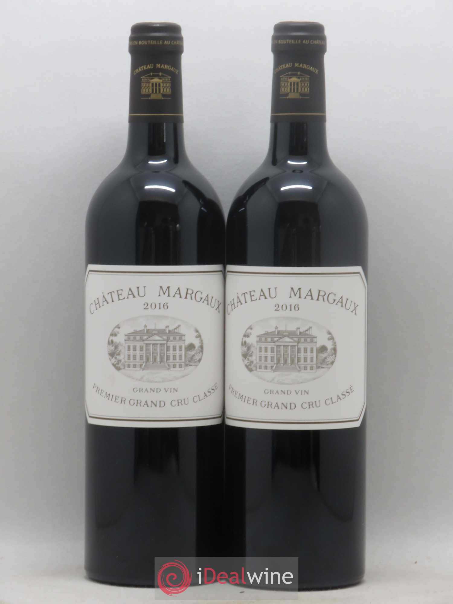 Château Margaux 1er Grand Cru Classé 2016 - Lot de 2 bouteilles - 0