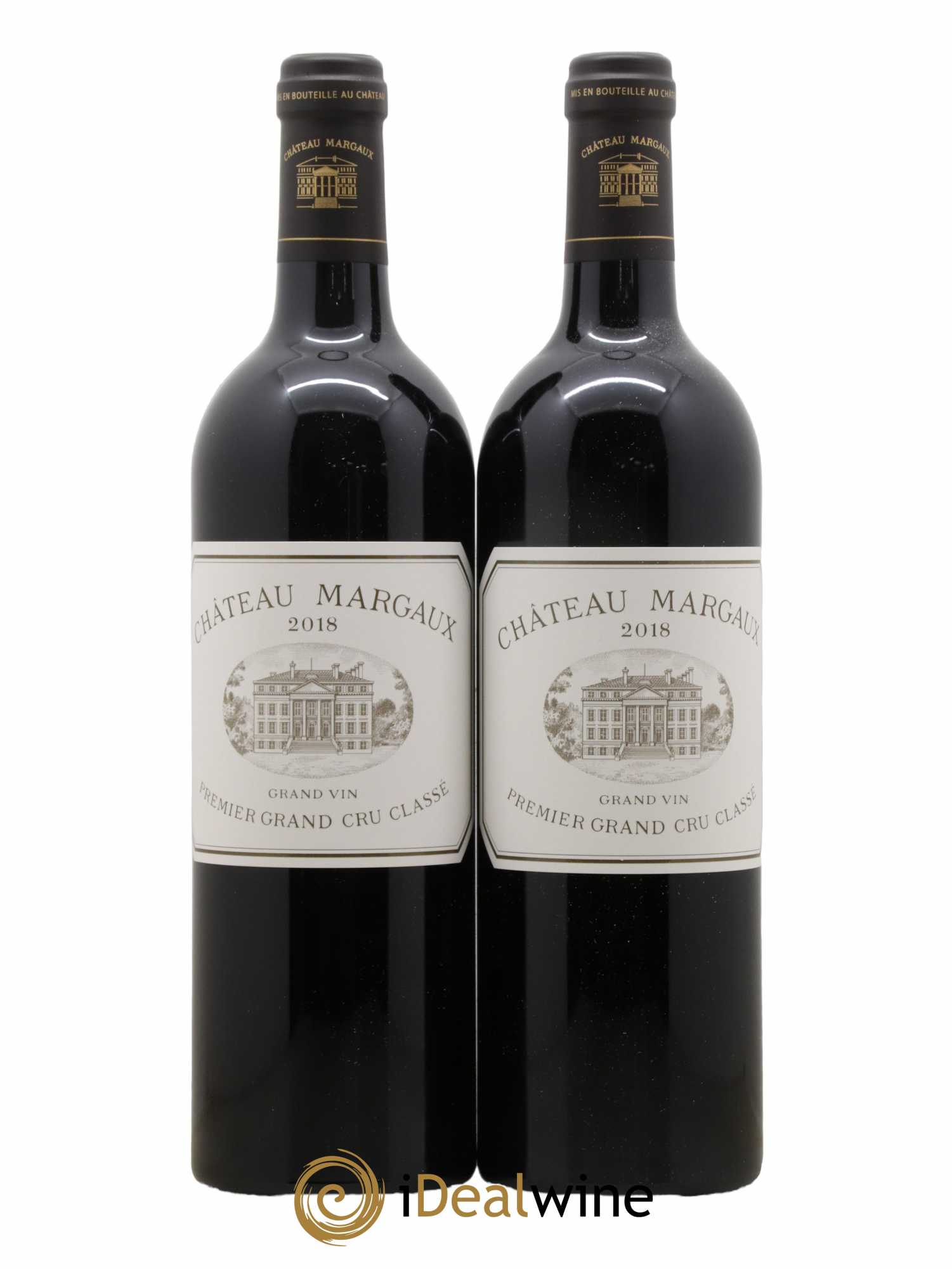 Château Margaux 1er Grand Cru Classé 2018 - Lot de 2 bouteilles - 0