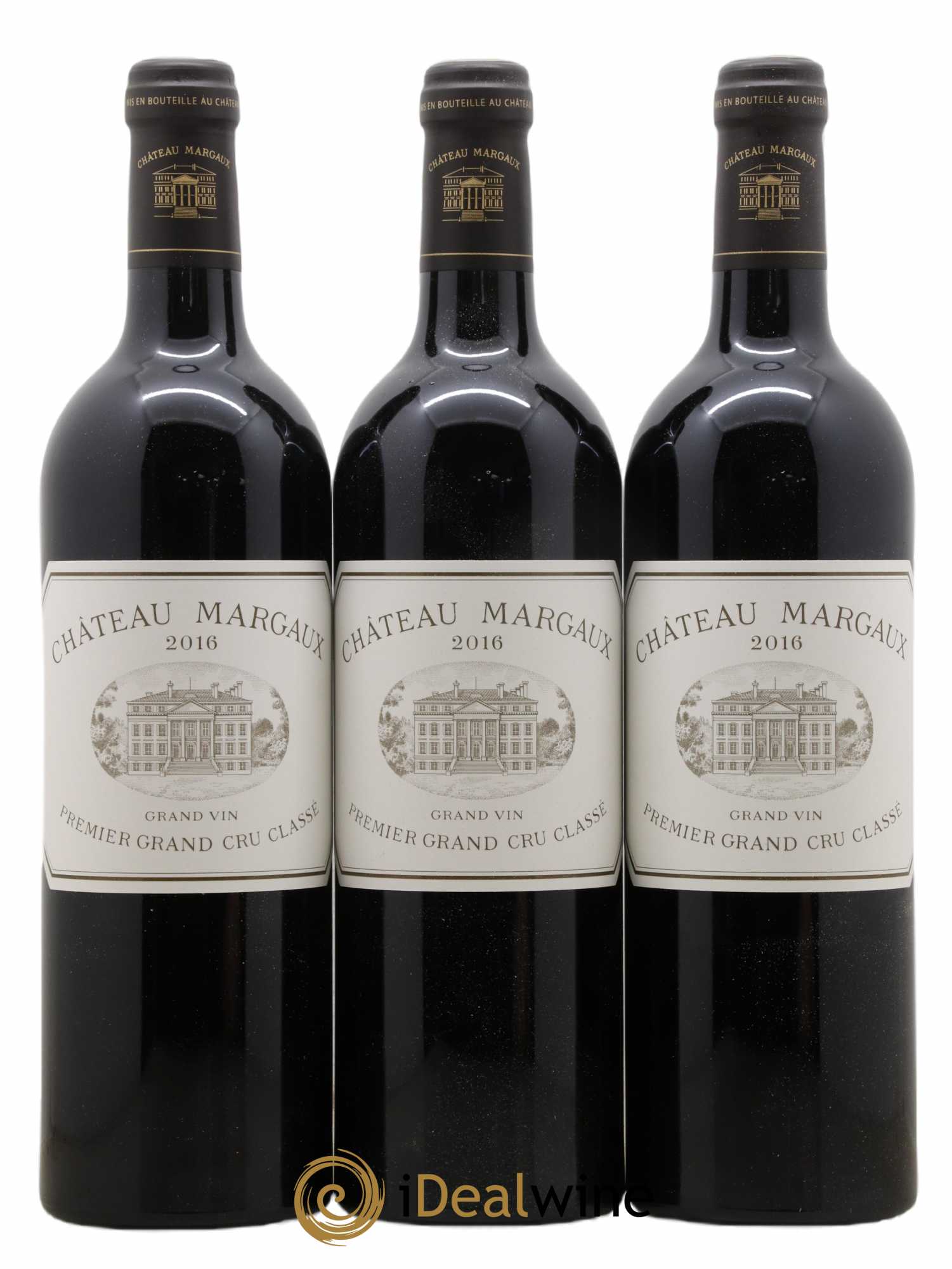 Château Margaux 1er Grand Cru Classé 2016 - Lot de 3 bouteilles - 0
