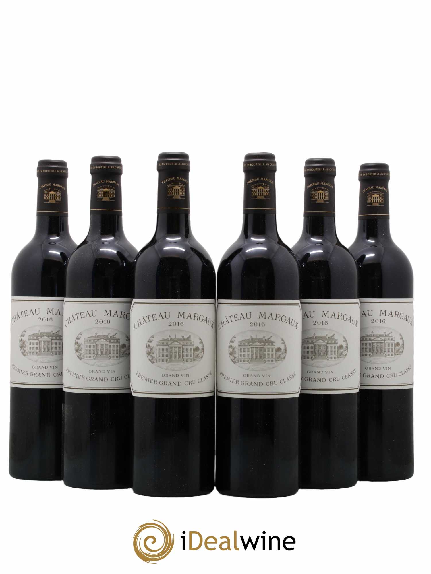 Château Margaux 1er Grand Cru Classé 2016 - Lot de 6 bouteilles - 0