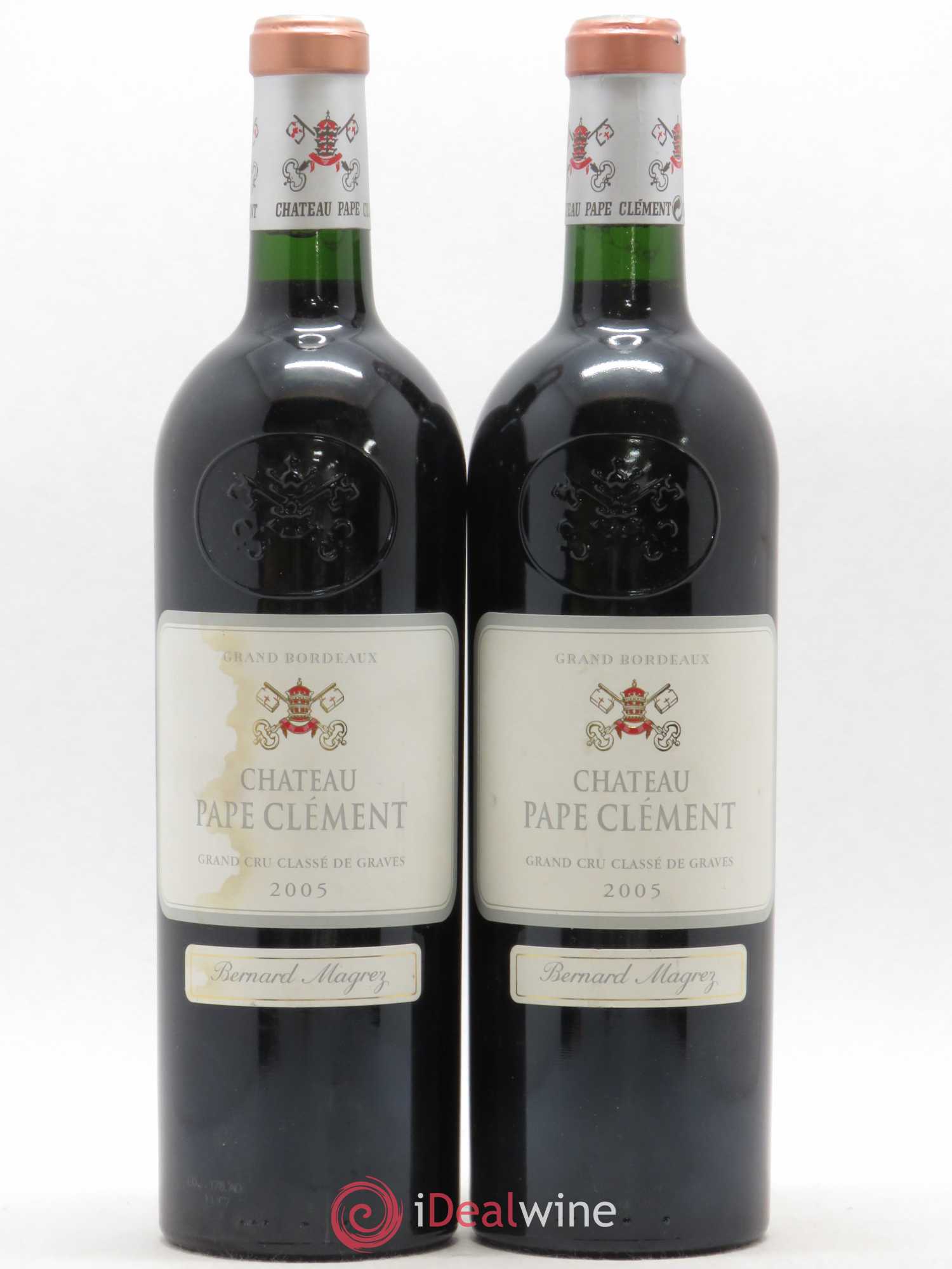 Château Pape Clément Cru Classé de Graves 2005 - Lot de 2 bouteilles - 0