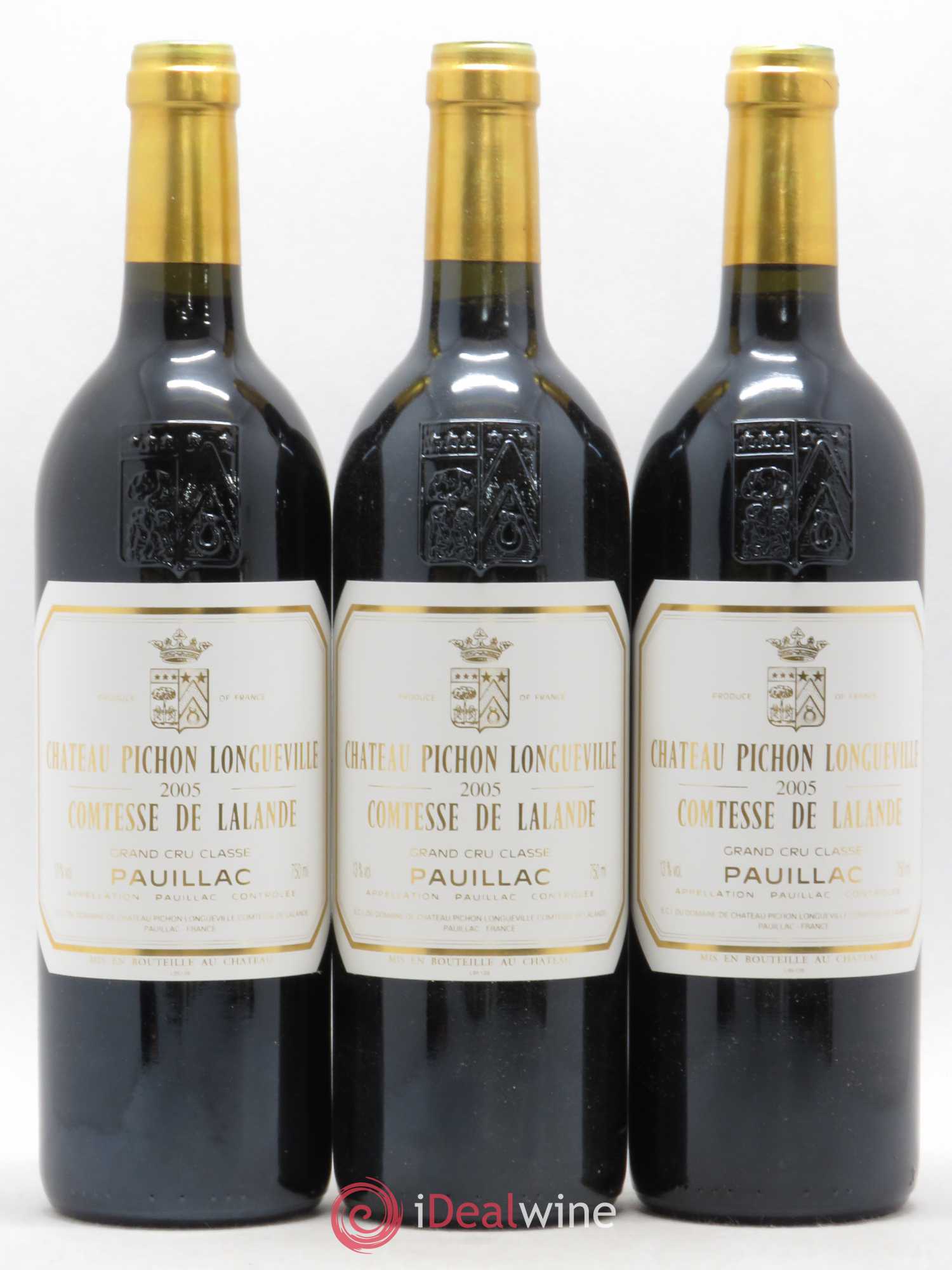 Château Pichon Longueville Comtesse de Lalande 2ème Grand Cru Classé 2005 - Lot de 6 bouteilles - 1