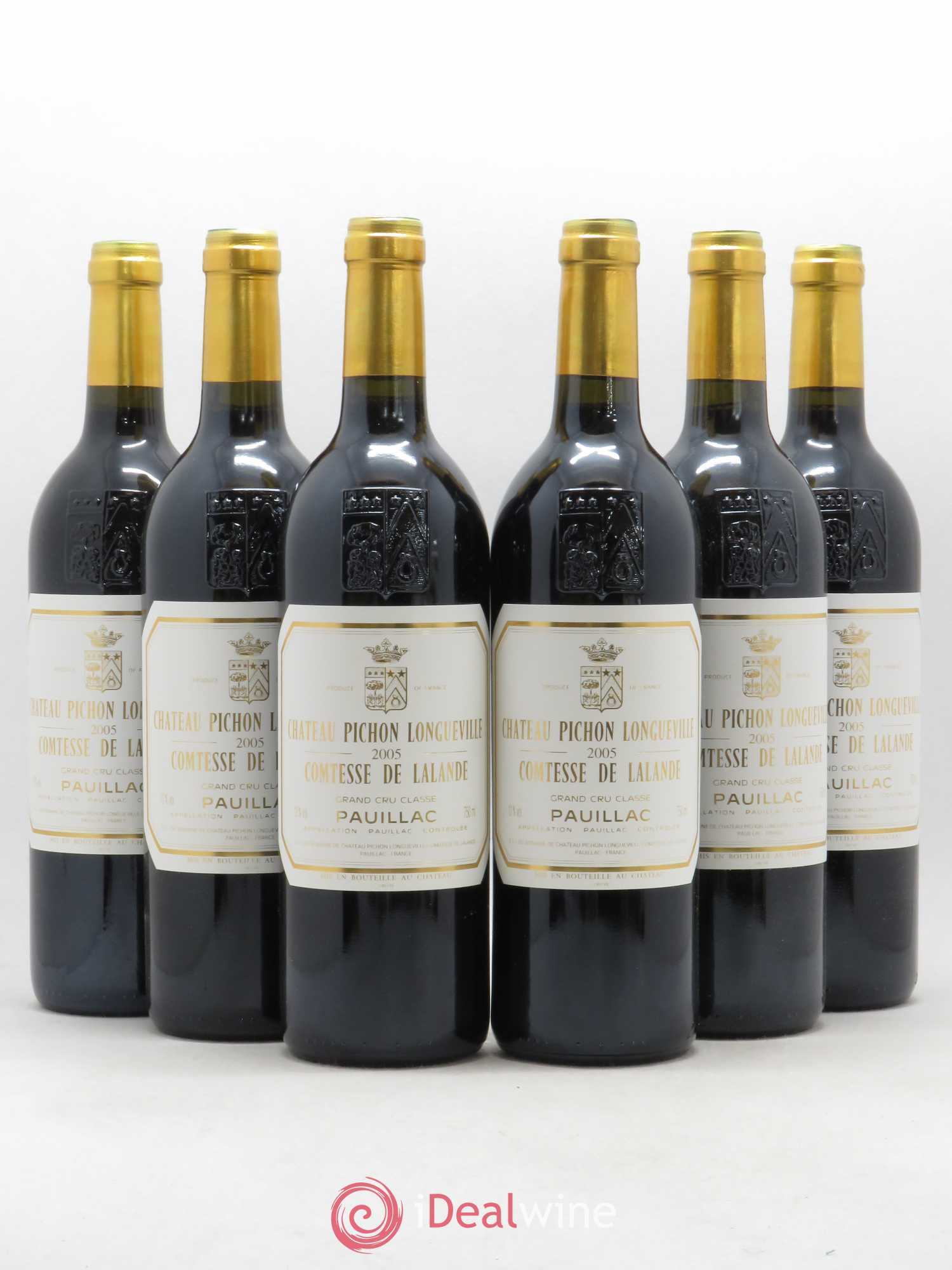 Château Pichon Longueville Comtesse de Lalande 2ème Grand Cru Classé 2005 - Lot de 6 bouteilles - 0