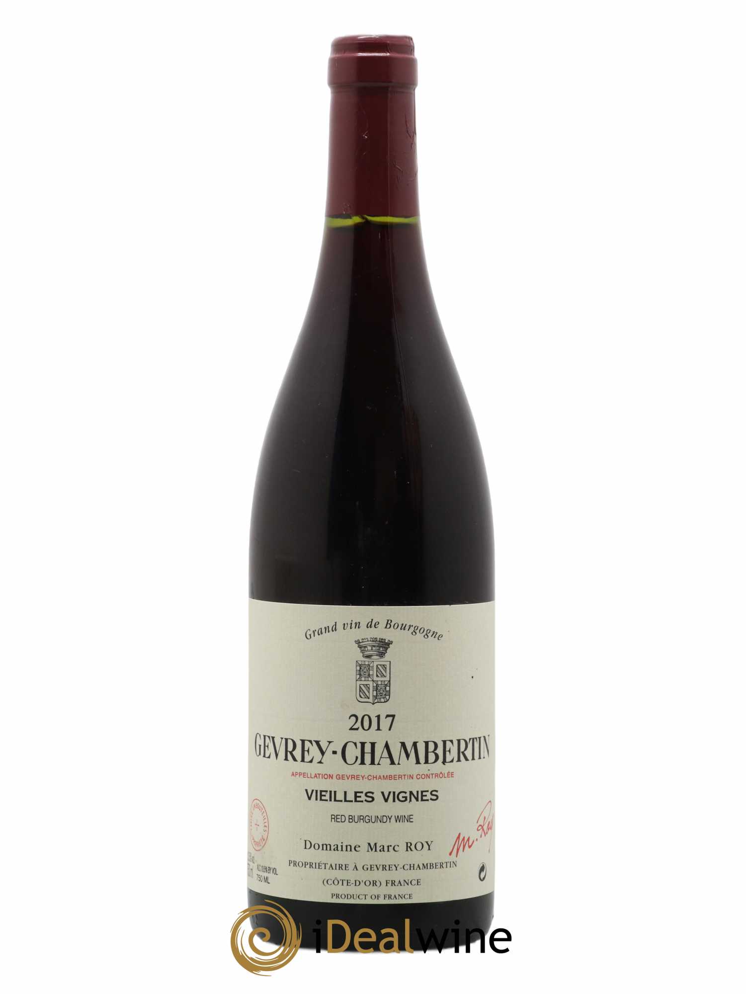 Gevrey-Chambertin Vieilles Vignes Marc Roy 2017 - Lot de 1 bouteille - 0
