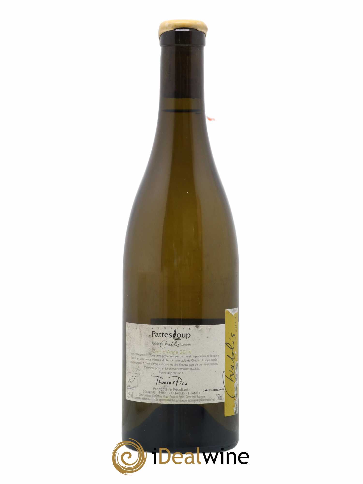 Chablis Vent d'Ange Pattes Loup (Domaine) 2014 - Lot de 1 bouteille - 1