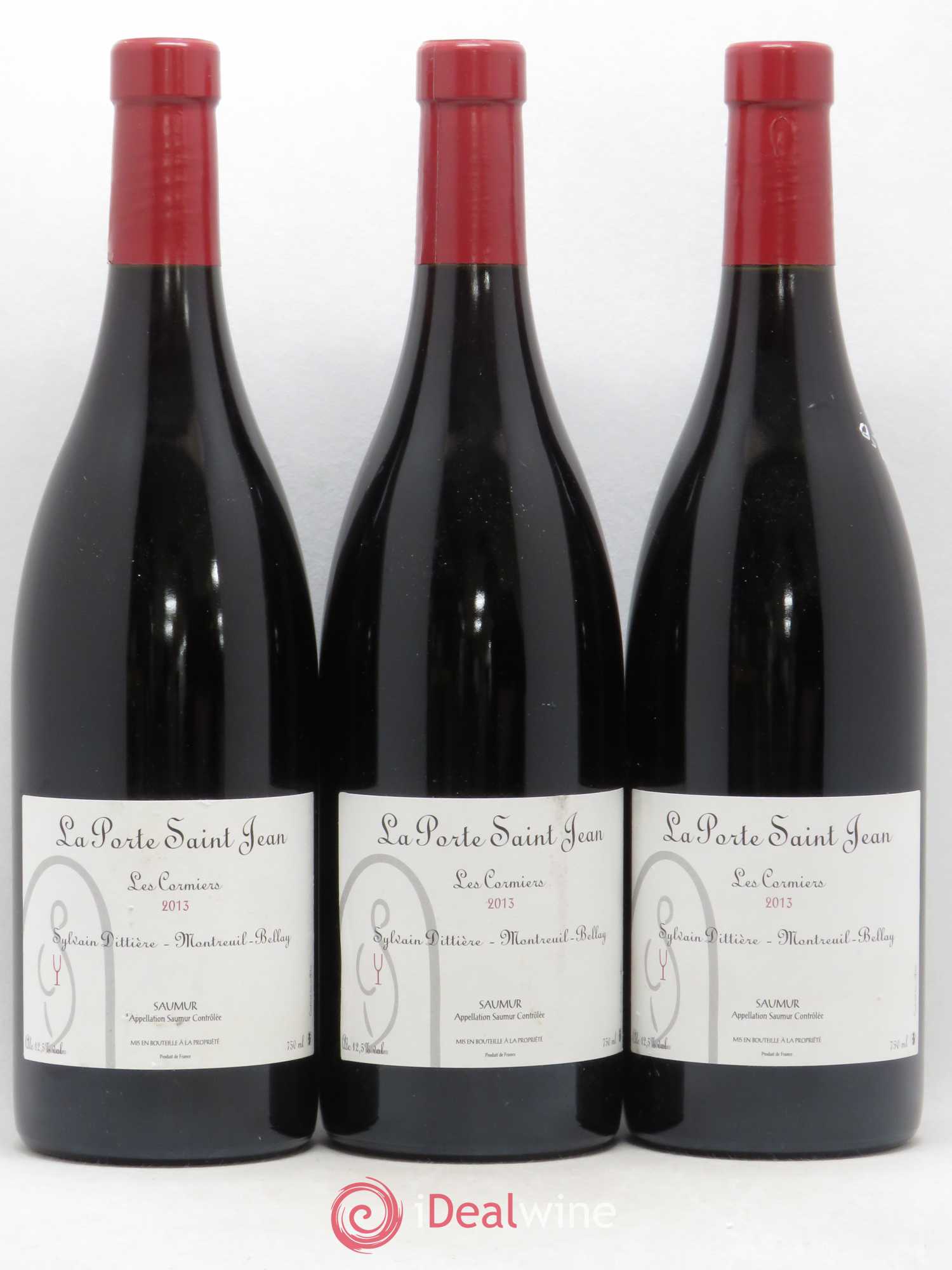 Saumur Les Cormiers La Porte Saint Jean 2013 - Lot de 3 bouteilles - 0