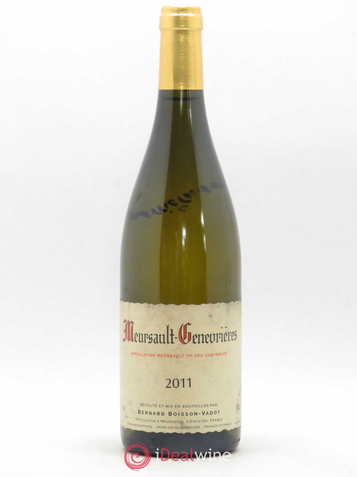 Meursault 1er Cru Genevrières Boisson-Vadot (Domaine) 2011 - Lot de 1 bouteille - 0