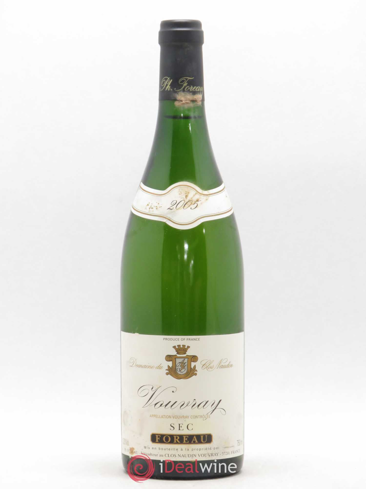 Vouvray Sec Clos Naudin - Philippe Foreau 2005 - Lot de 1 bouteille - 0