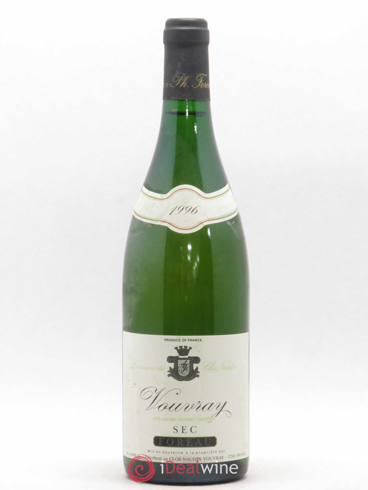 Vouvray Sec Clos Naudin - Philippe Foreau 1996 - Lot de 1 bouteille - 0