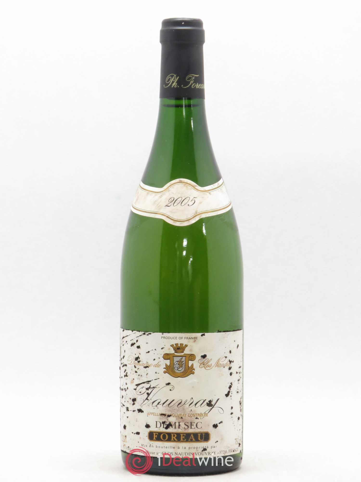 Vouvray Demi-Sec Clos Naudin - Philippe Foreau 2005 - Lot de 1 bouteille - 0