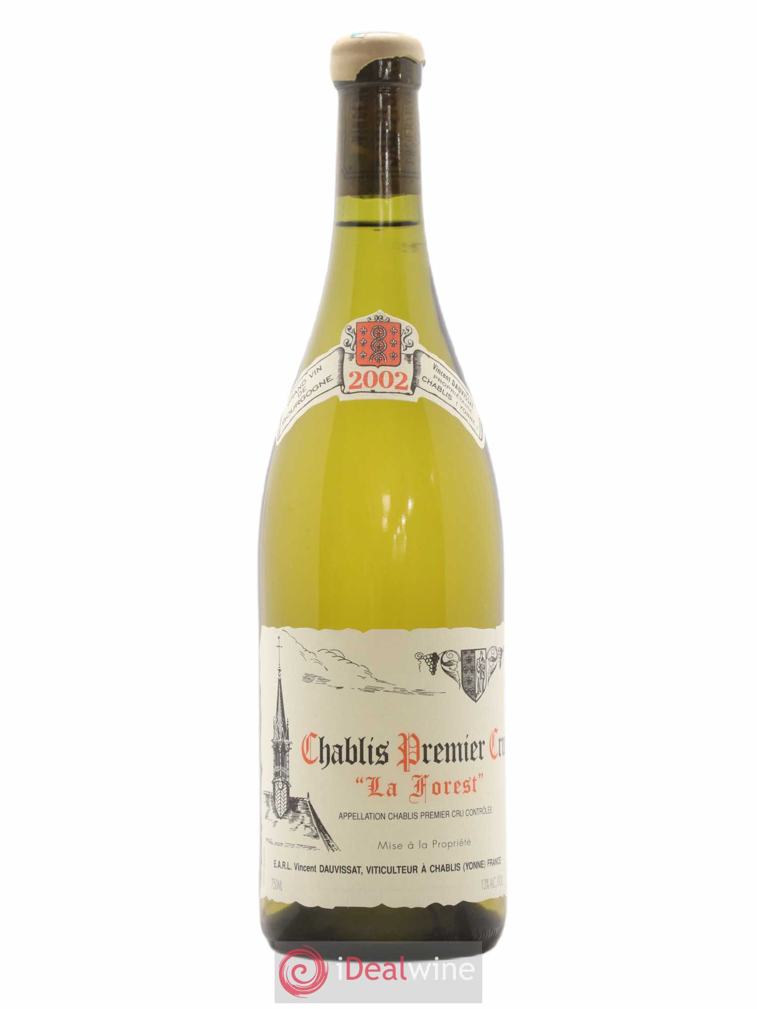 Chablis 1er Cru La Forest Vincent Dauvissat (Domaine) 2002 - Lot de 1 bouteille - 0
