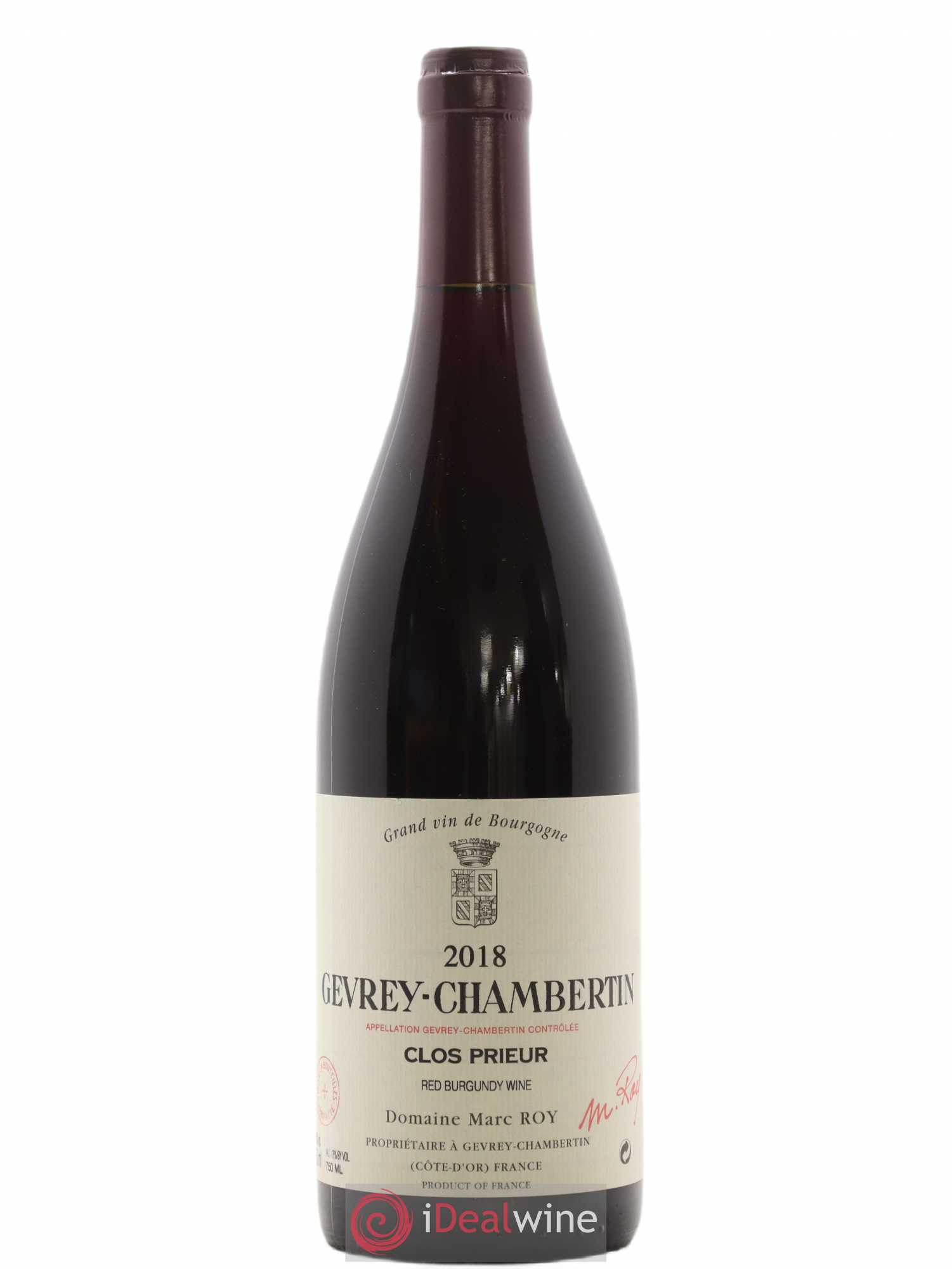 Gevrey-Chambertin Clos Prieur Marc Roy 2018 - Posten von 1 Flasche - 0