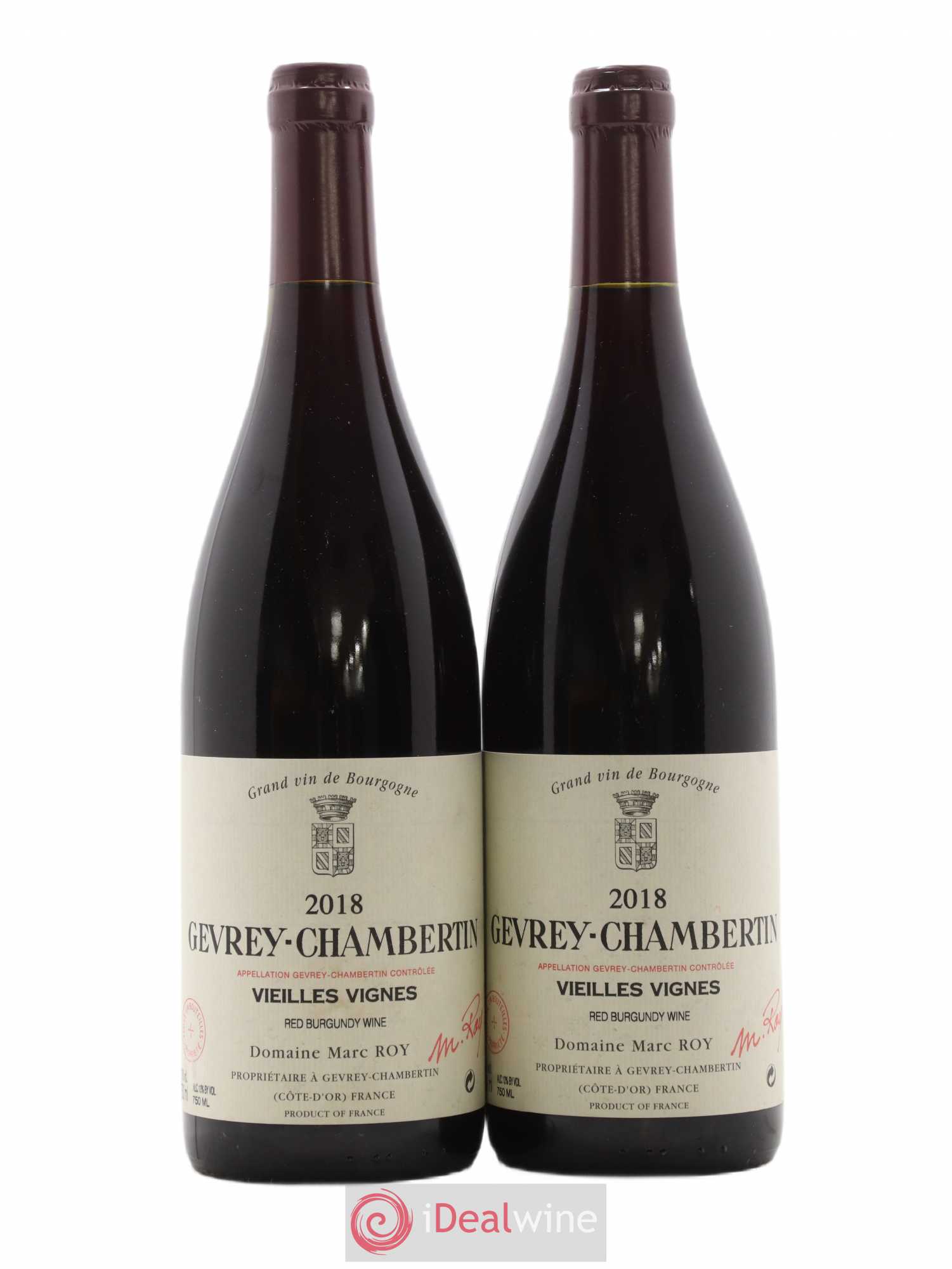 Gevrey-Chambertin Vieilles Vignes Marc Roy 2018 - Posten von 2 Flaschen - 0