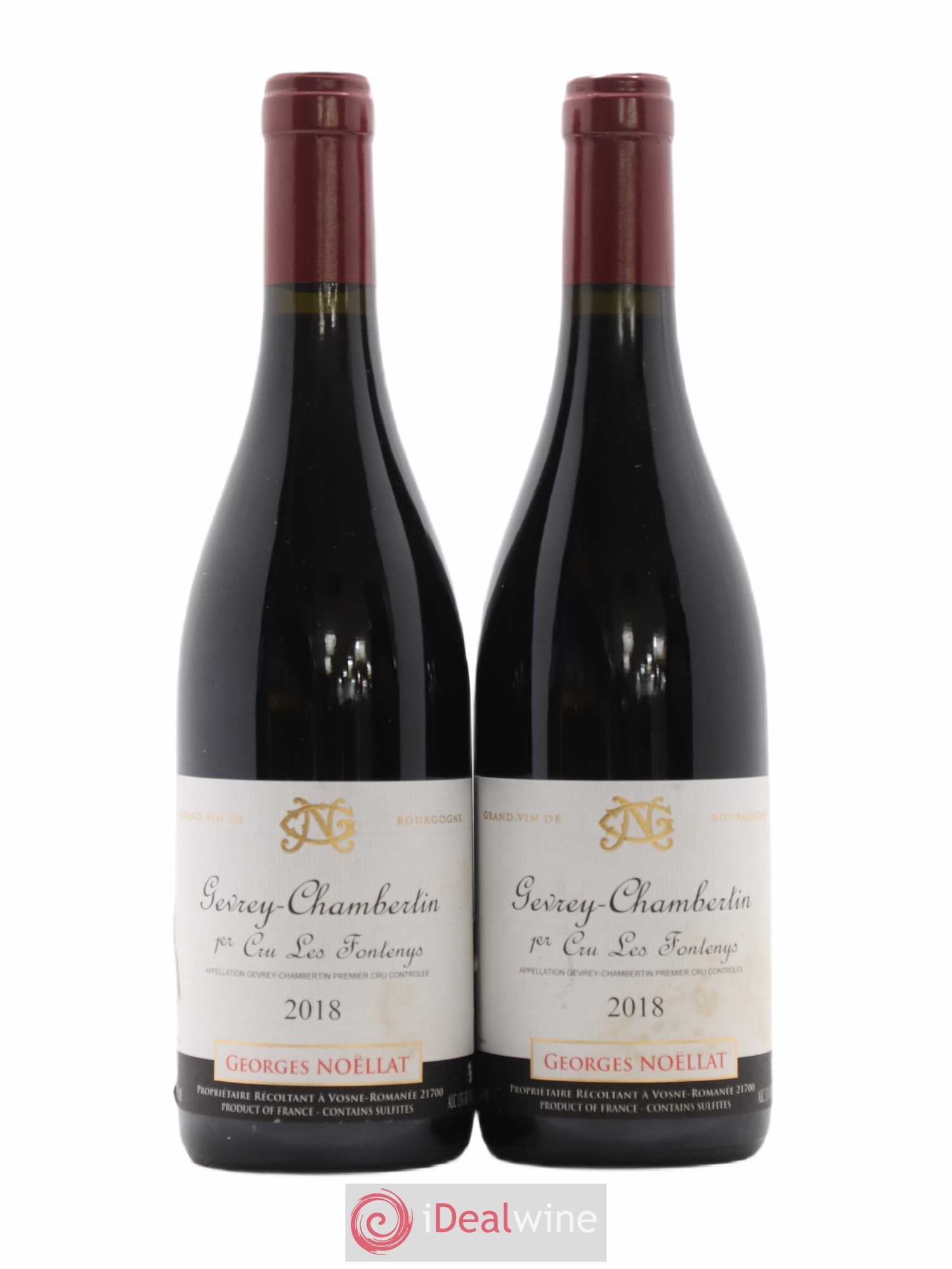 Gevrey-Chambertin 1er Cru Les Fonteny Georges Noellat 2018 - Posten von 2 Flaschen - 0