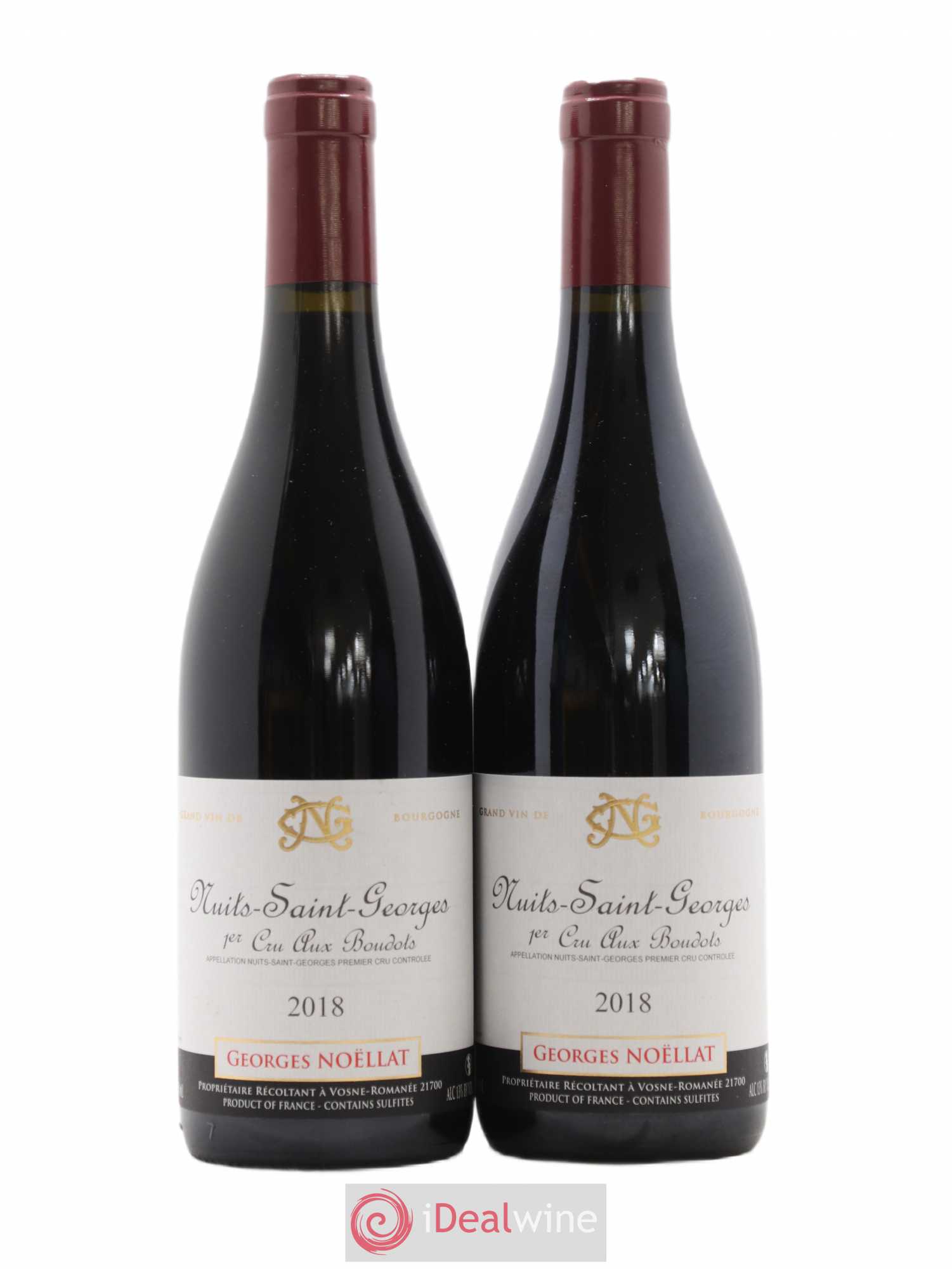 Nuits-Saint-Georges 1er Cru Aux Boudots Georges Noëllat (Domaine) 2018 - Lot de 2 bouteilles - 0