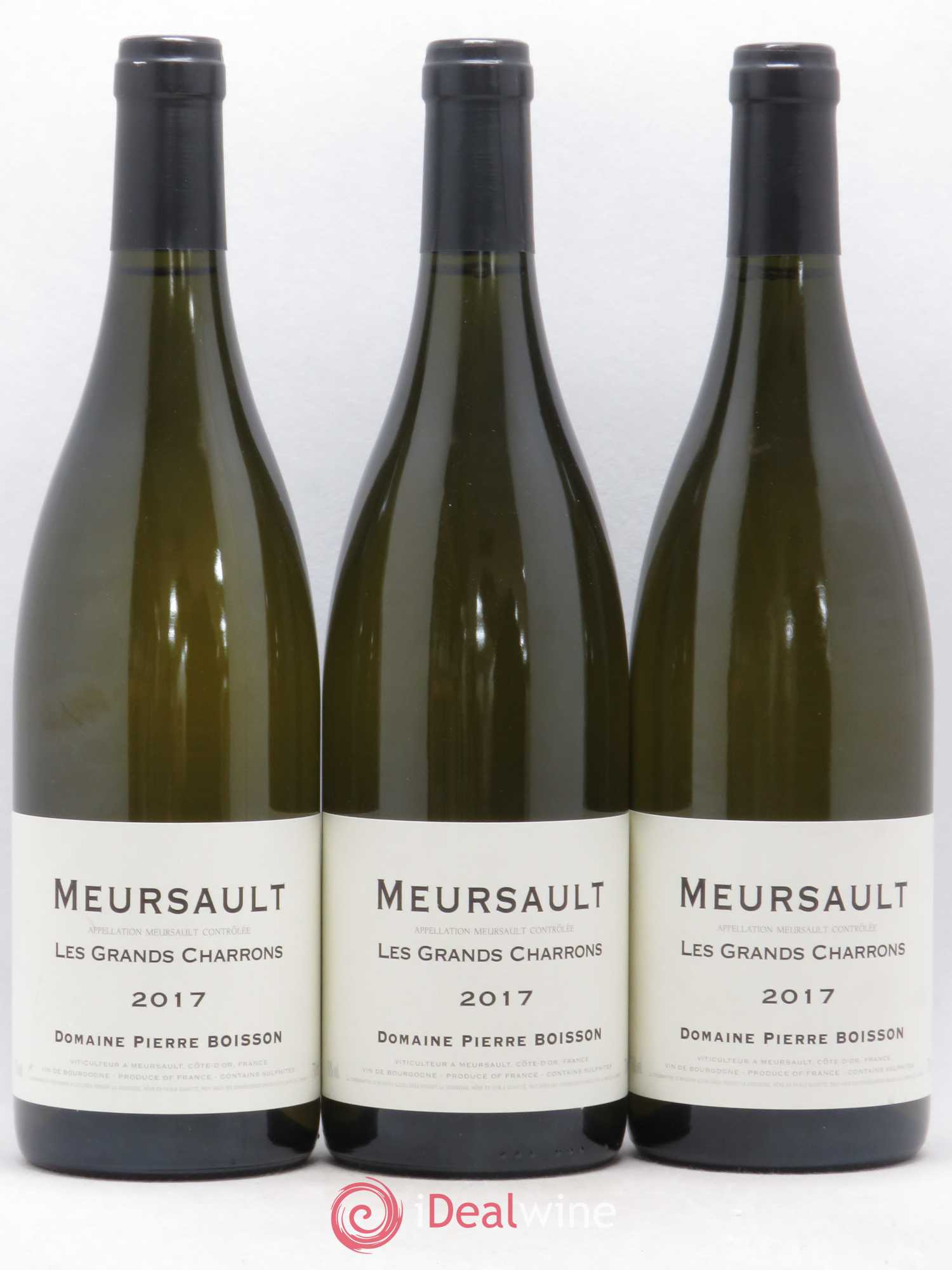 Meursault Les Grands Charrons Pierre Boisson (Domaine) 2017 - Lot de 3 bouteilles - 0