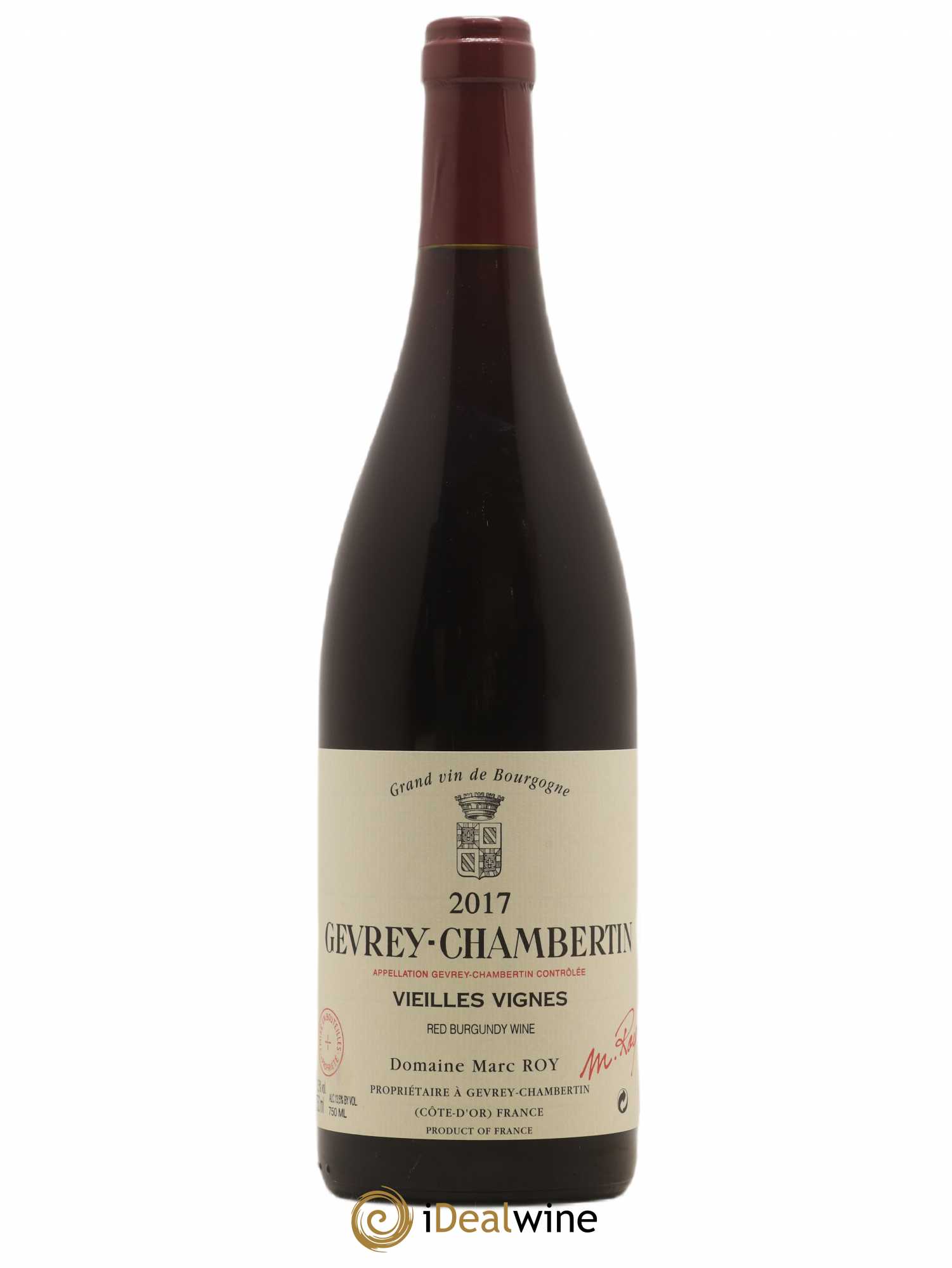 Gevrey-Chambertin Vieilles Vignes Marc Roy 2017 - Lot de 1 bouteille - 0