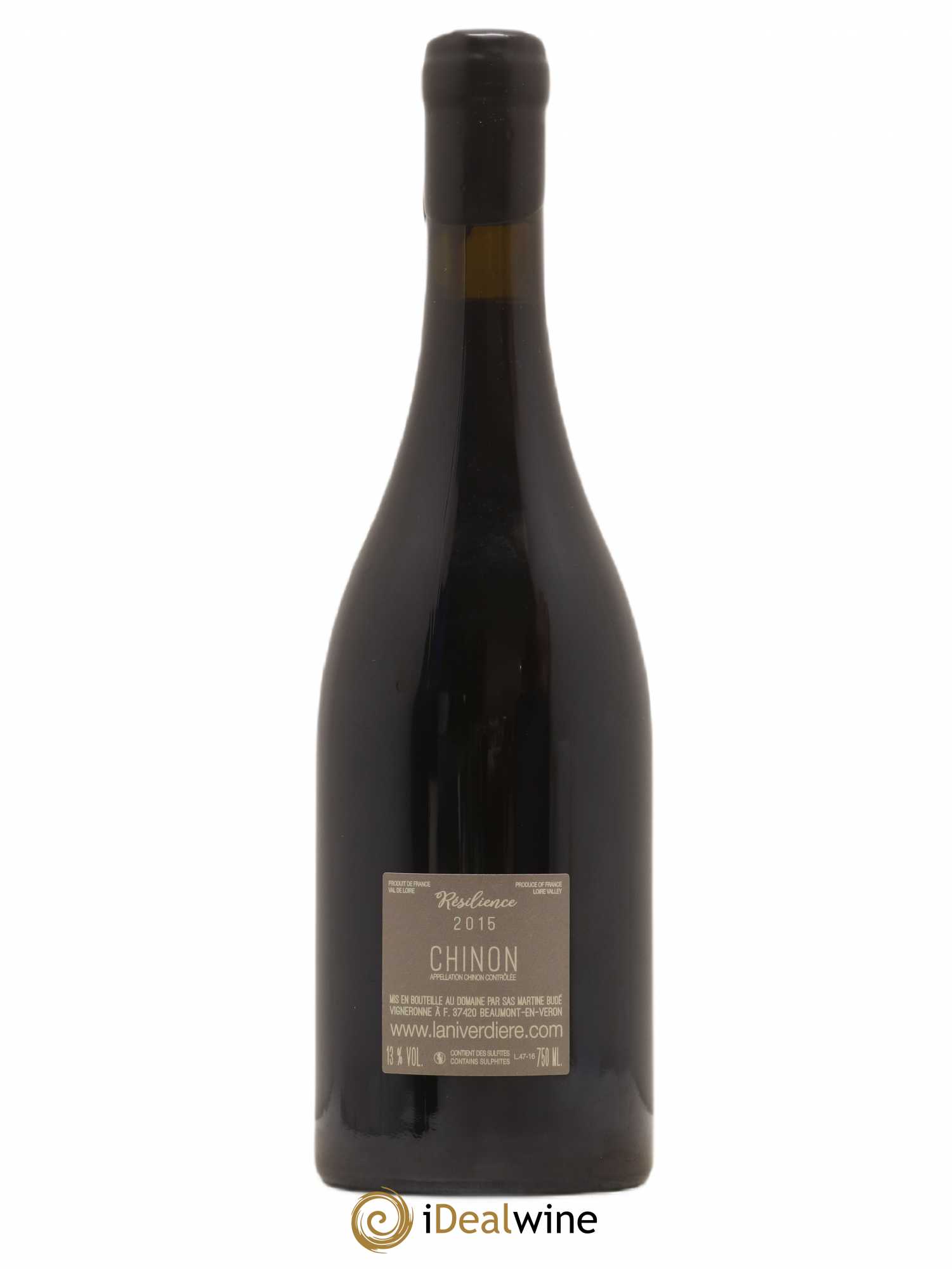 Chinon Resilience La Niverdiere 2015 - Lot de 1 bouteille - 1