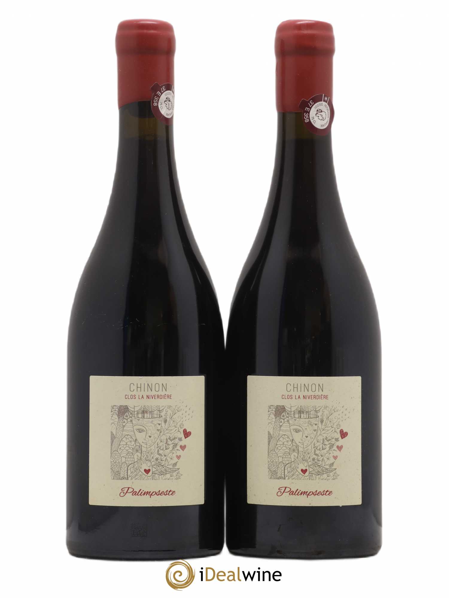 Chinon Palimpseste Clos De La Niverdiere 2016 - Lot de 2 bouteilles - 0