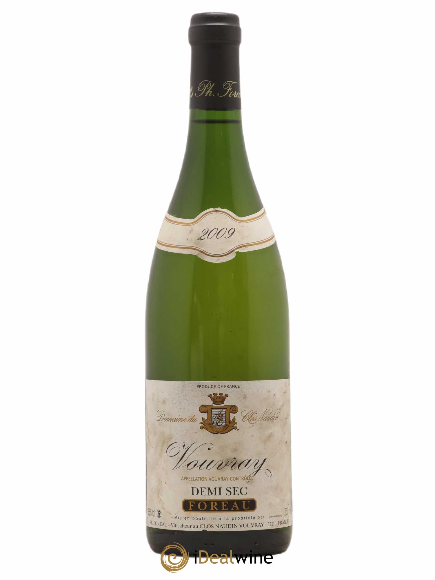 Vouvray Demi-Sec Clos Naudin - Philippe Foreau 2009 - Lot de 1 bouteille - 0