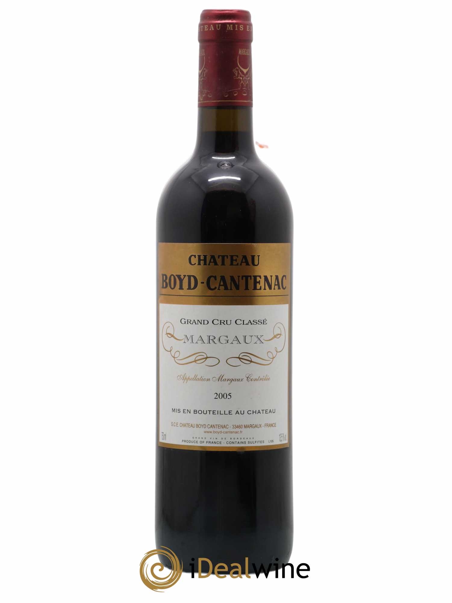 Château Boyd Cantenac 3ème Grand Cru Classé 2005 - Lot de 1 bouteille - 0