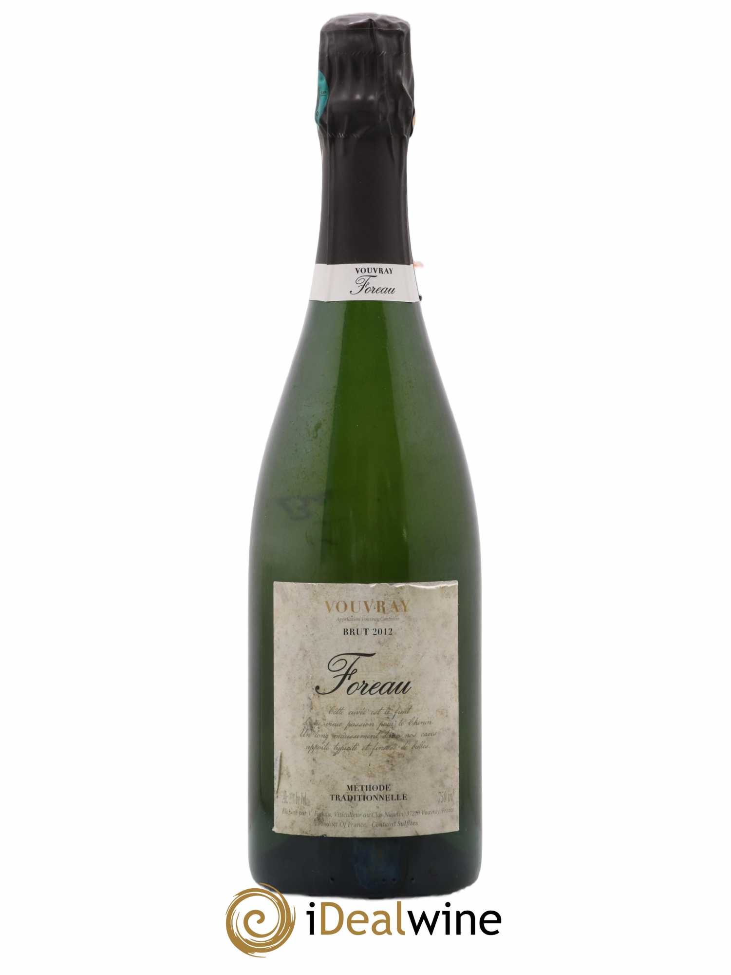 Vouvray Brut Méthode Traditionnelle Clos Naudin - Philippe Foreau 2012 - Lot de 1 bouteille - 0