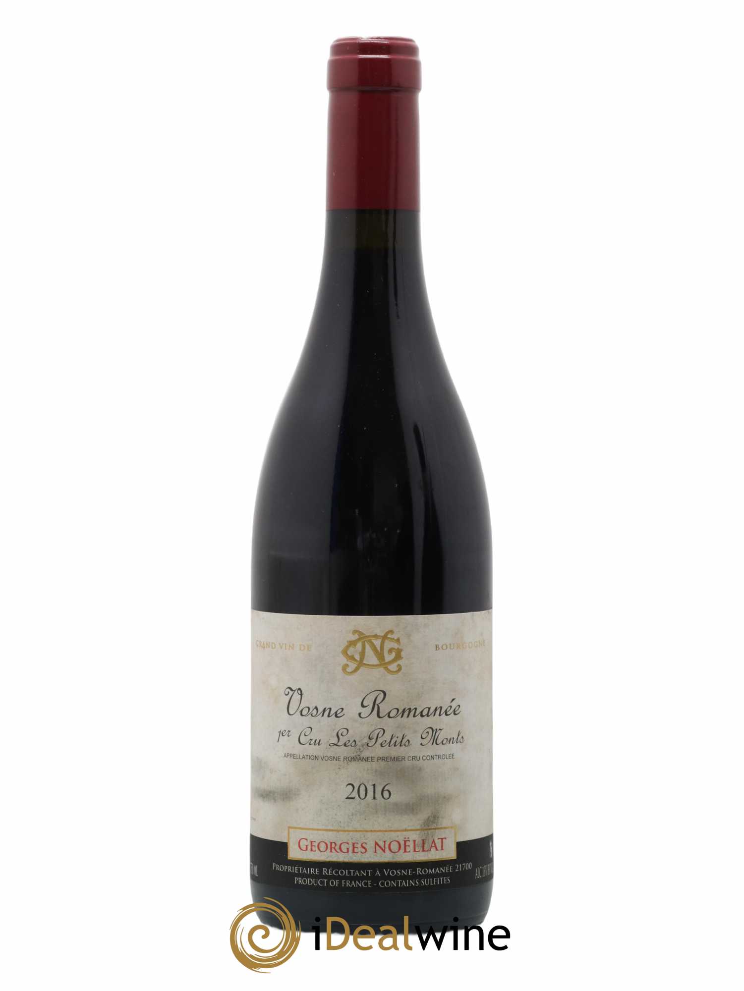 Vosne-Romanée 1er Cru Les Petits Monts Georges Noëllat (Domaine) 2016 - Lot de 1 bouteille - 0