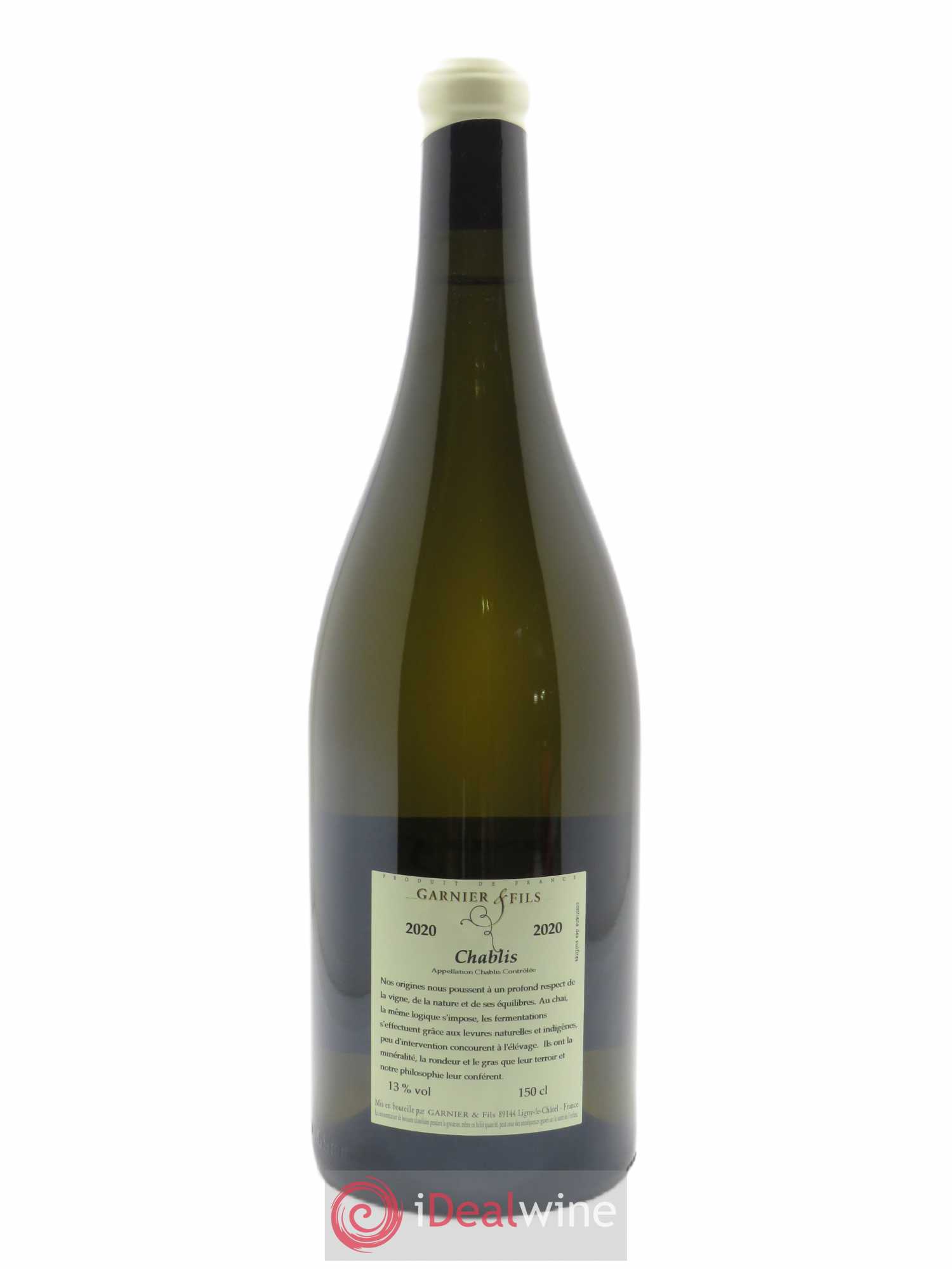 Chablis Garnier & Fils 2020 - Lot de 1 magnum - 1